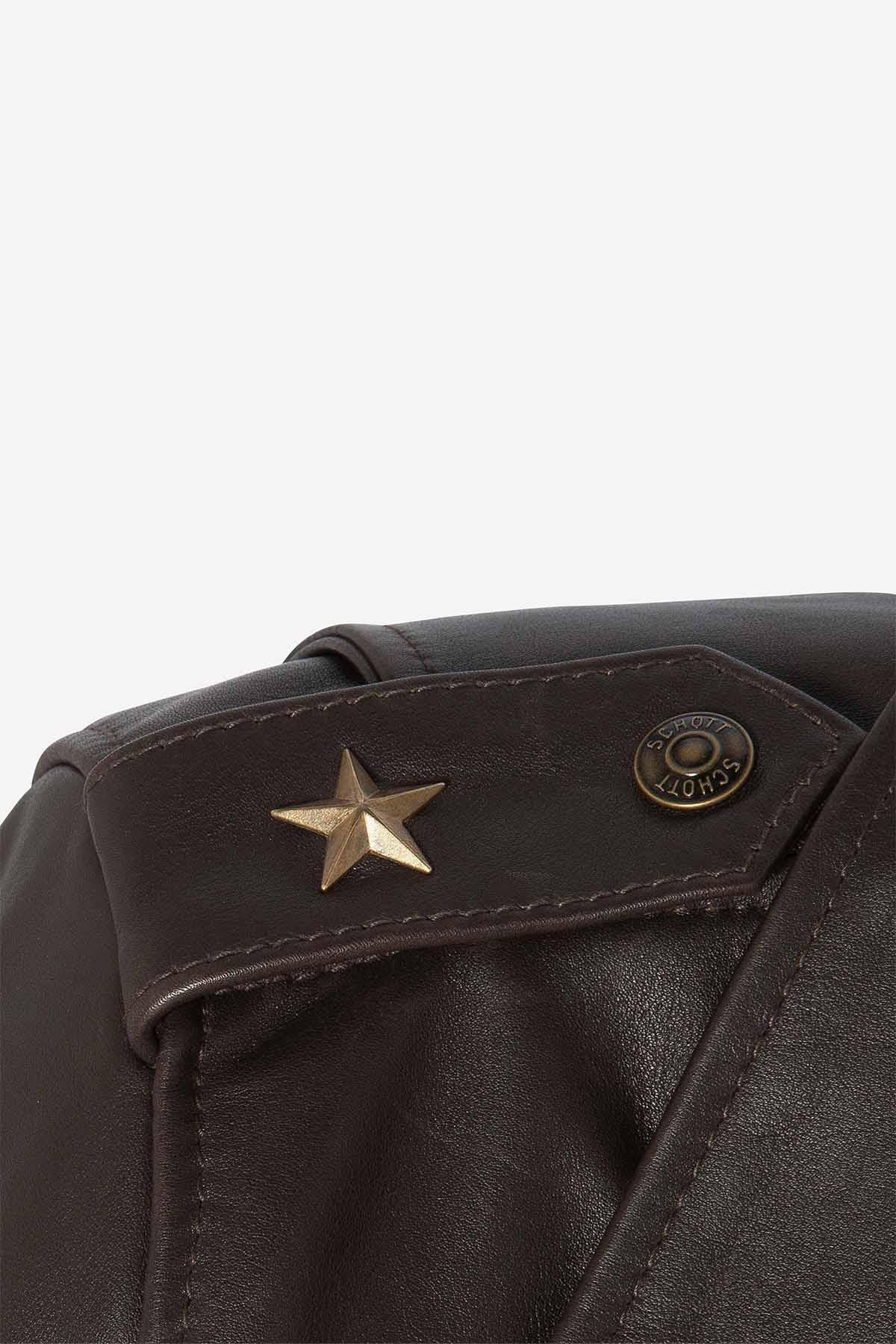 Giacche Donna Schott LCW1637X DARK BROWN — vista 2