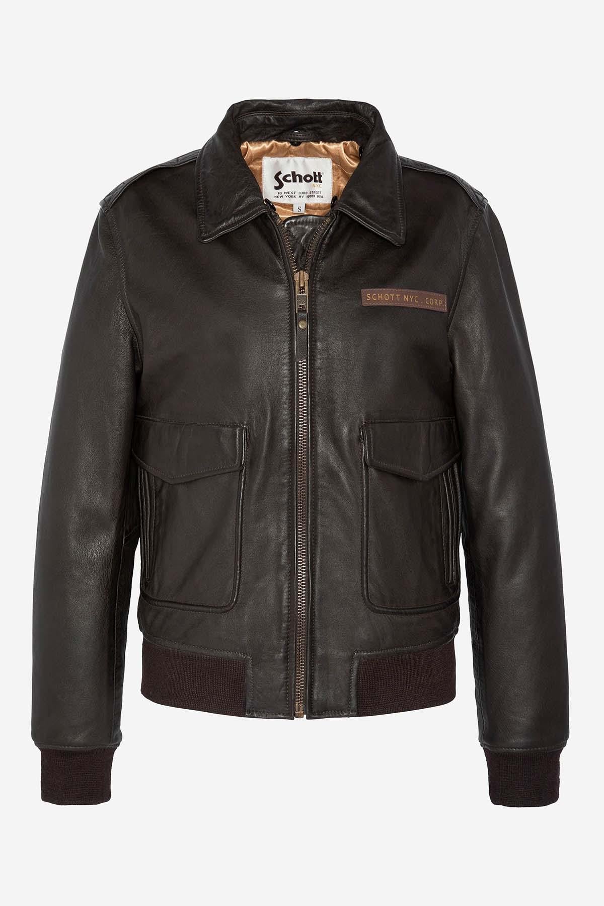 Giacche Donna Schott LCWLISAX DARK BROWN — vista 5