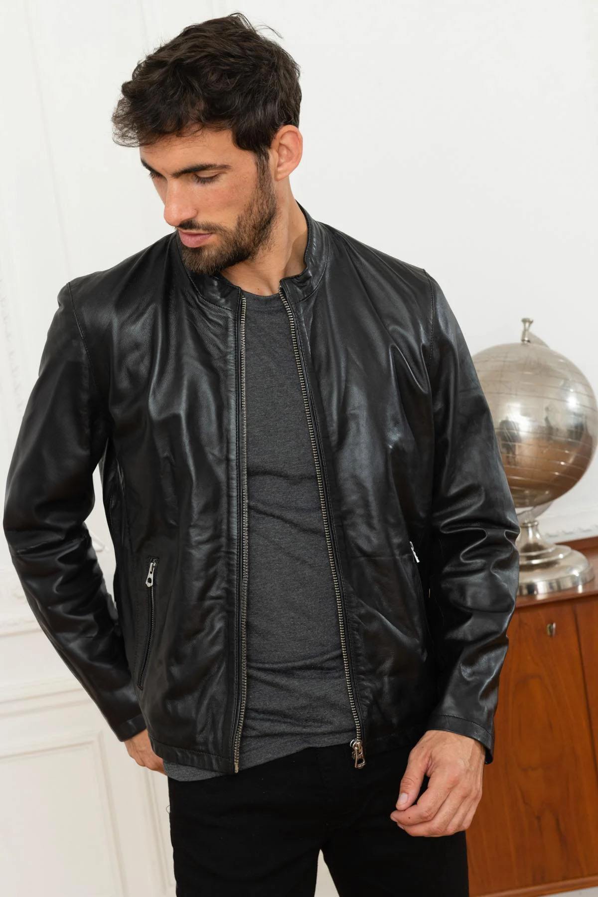 Giacche Uomo Daytona FERULLI SHEEP DUTTI BLACK — vista 1