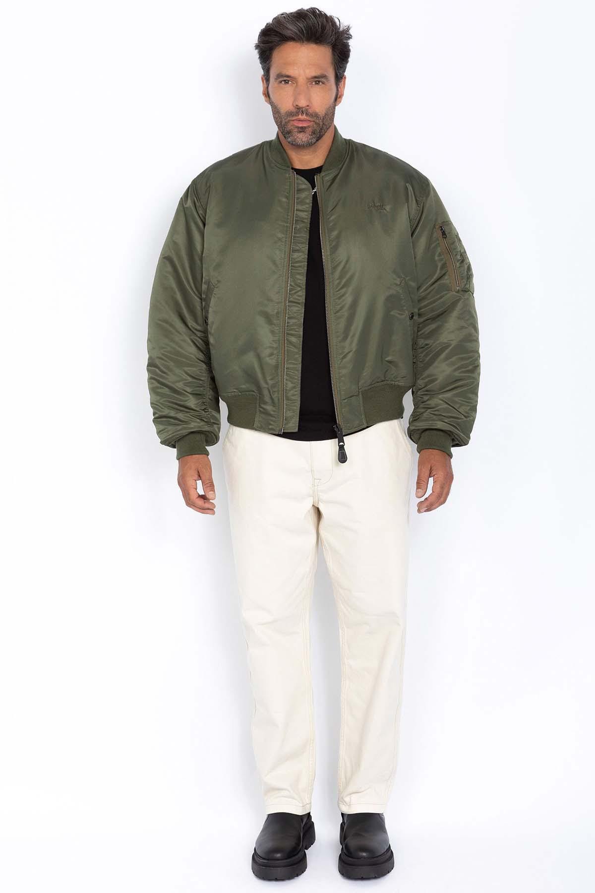 Chaqueta Hombre Schott AIRFORCE90RS ARMY KAKI — vista 3