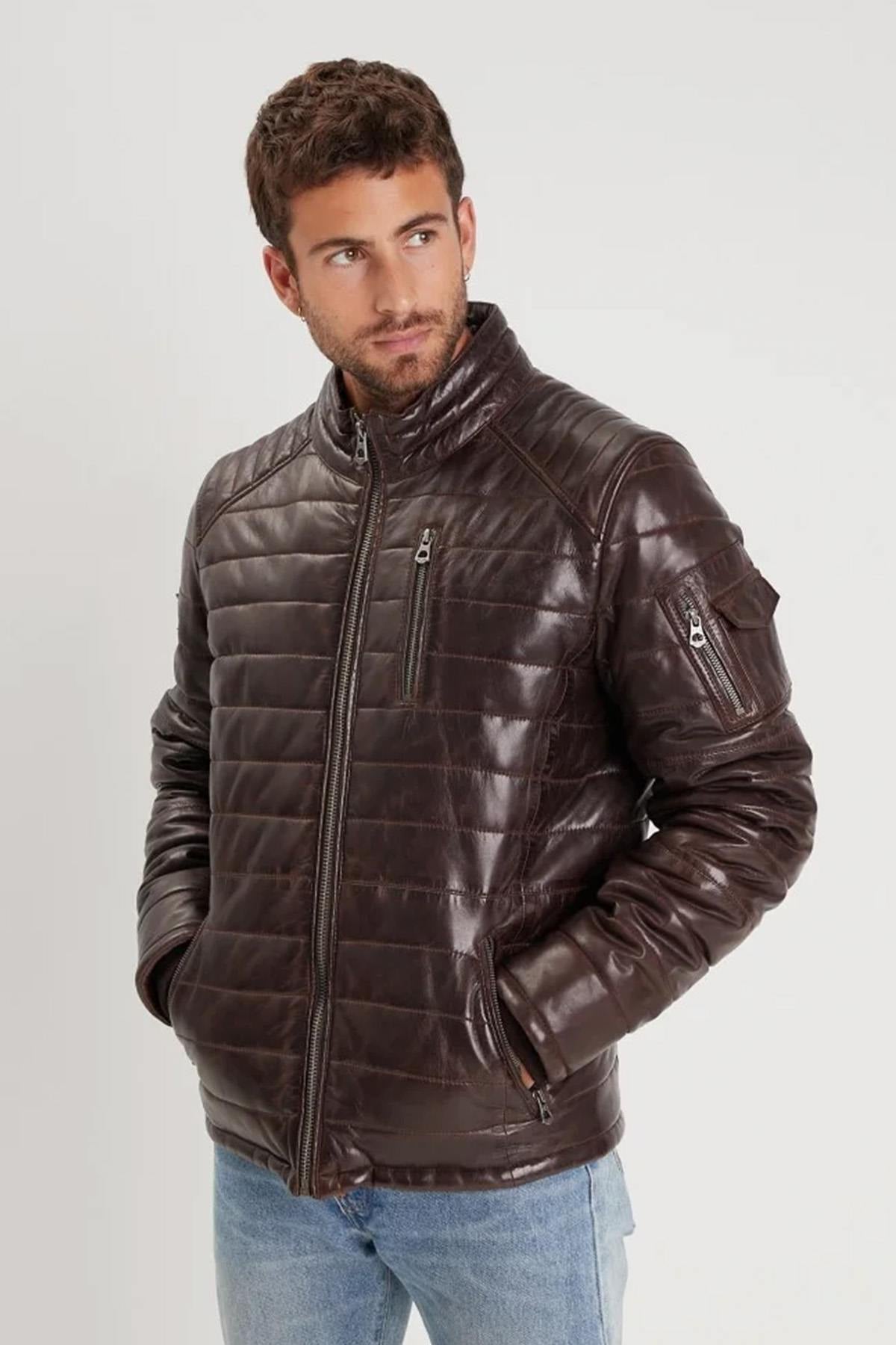 Chaqueta Hombre Daytona BRITTEN SHEEP ELEGANT REDDISH BROWN — vista 5