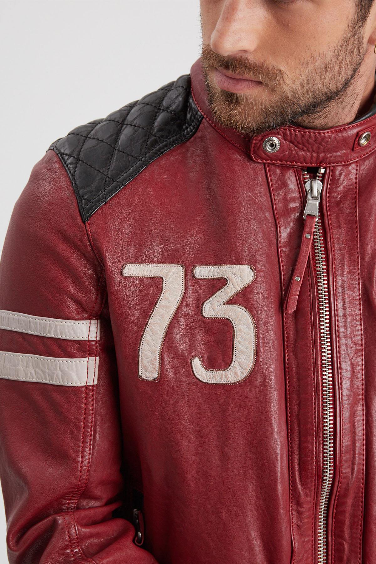 Chaqueta Hombre Daytona GLADSTONE+HOOD LAMB VITA RED — vista 7