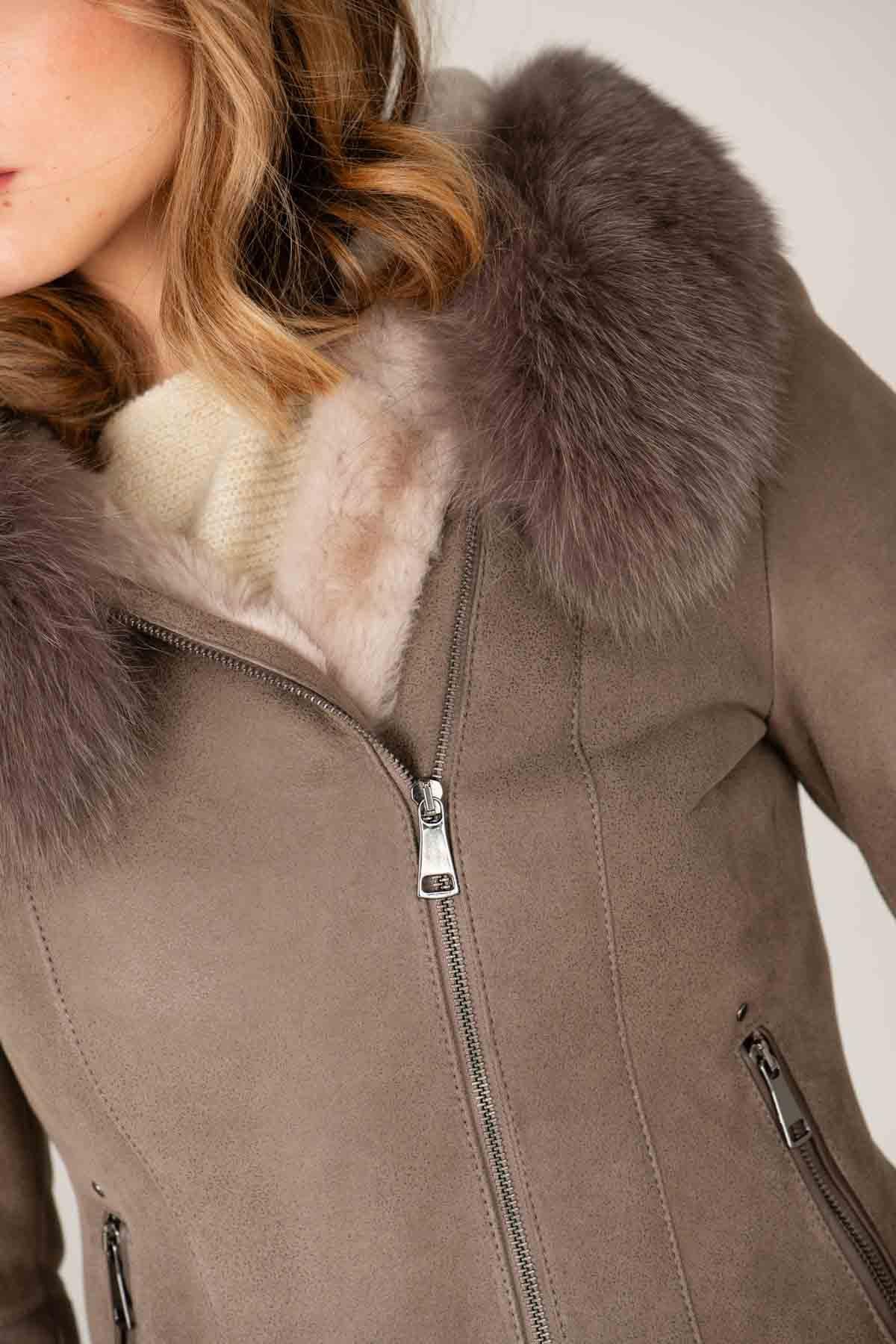 Giacche Donna Cityzen ROMA KREK MERINOS ELEPHANT — vista 2