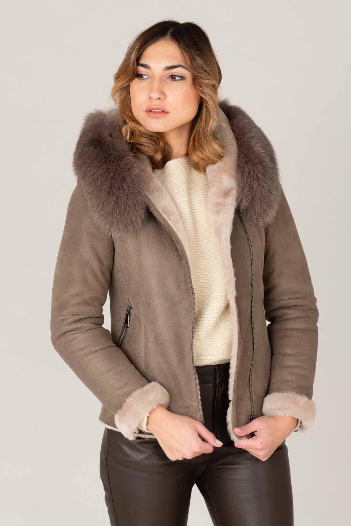 Giacche Donna Cityzen ROMA KREK MERINOS ELEPHANT — vista 3