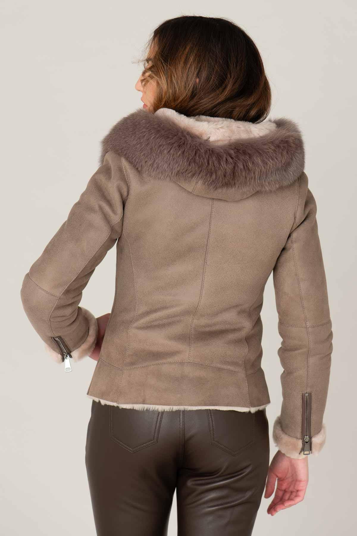 Giacche Donna Cityzen ROMA KREK MERINOS ELEPHANT — vista 5