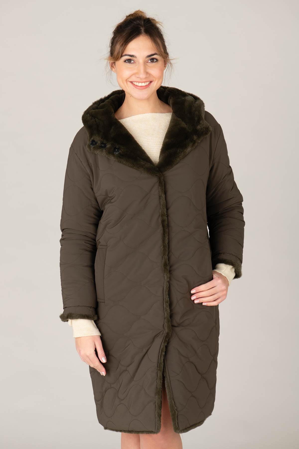 Veste Femme Oakwood TOASTING KAKI 526 — vue 11