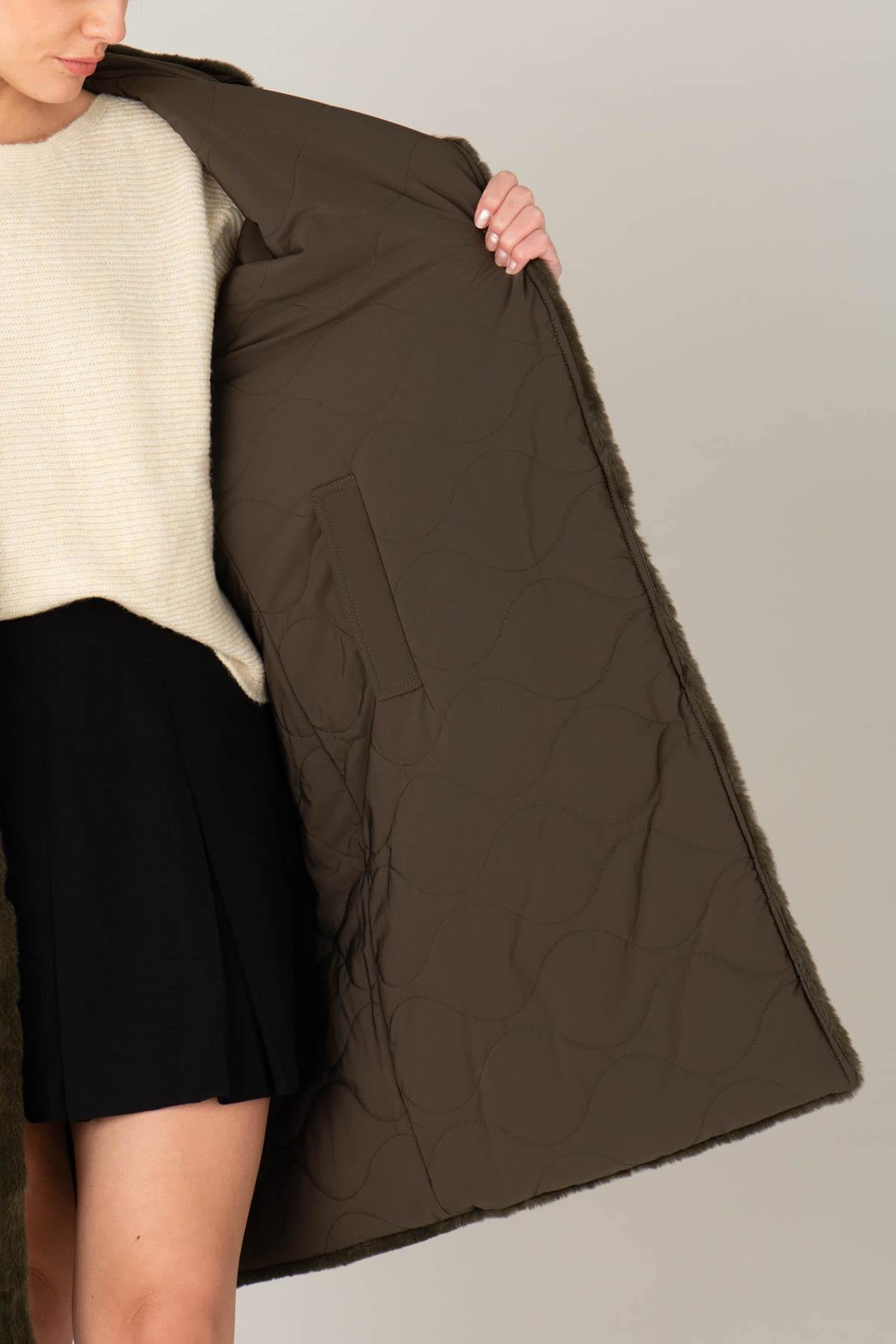 Veste Femme Oakwood TOASTING KAKI 526 — vue 7