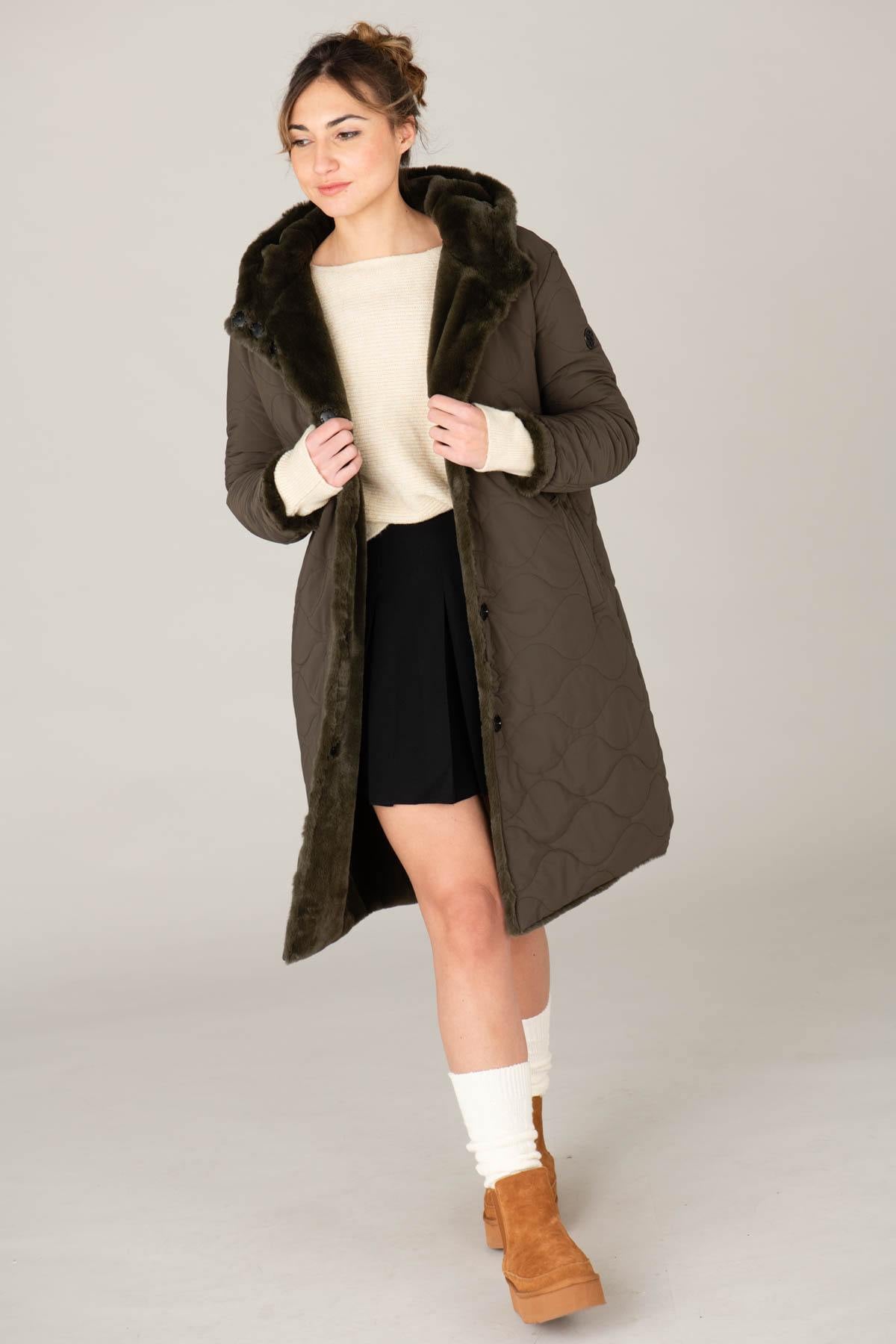 Veste Femme Oakwood TOASTING KAKI 526 — vue 2