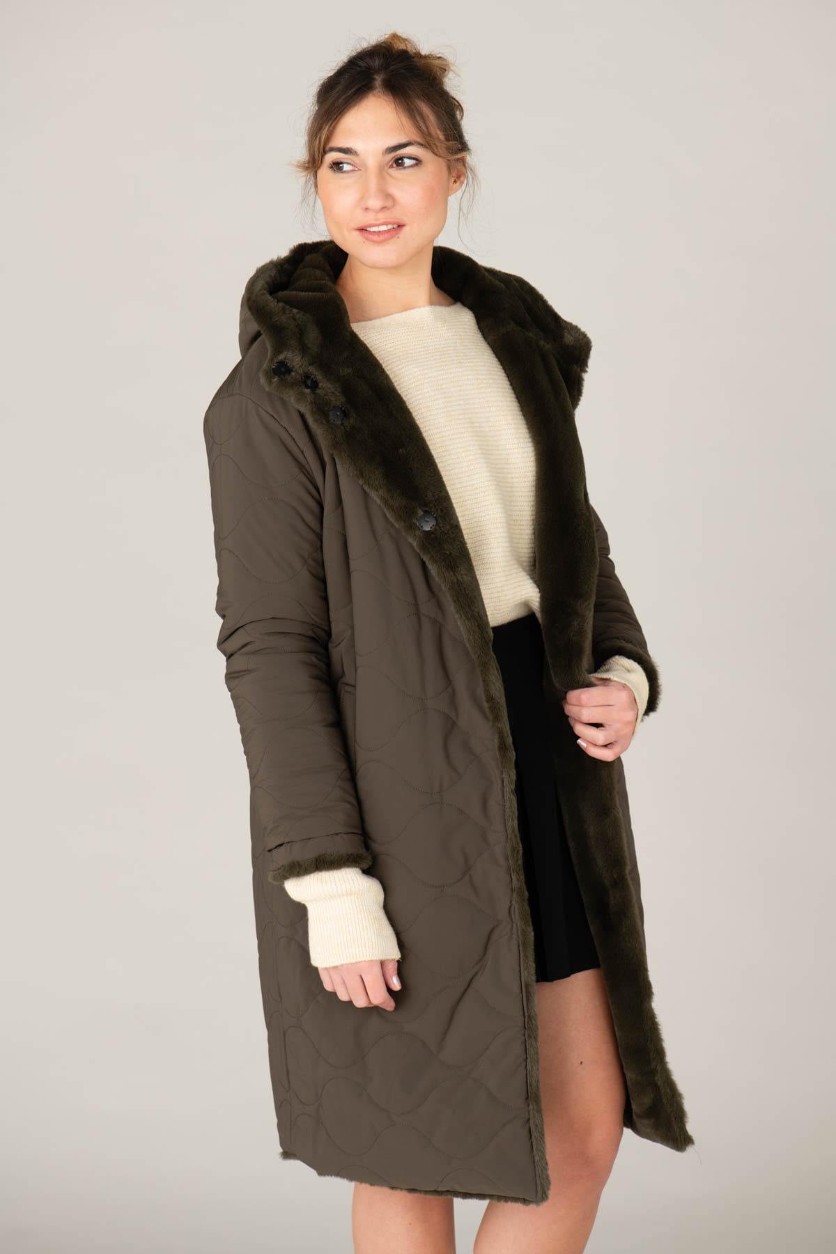 Veste Femme Oakwood TOASTING KAKI 526 — vue 8