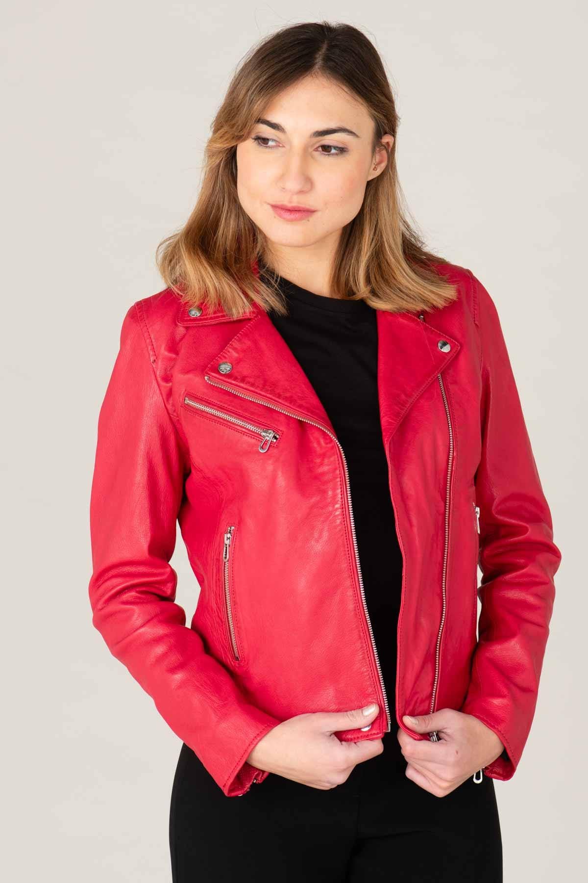 Damen Jacke Rose Garden OLYMPE LAMB VITA FRAMBOISE — Ansicht 6