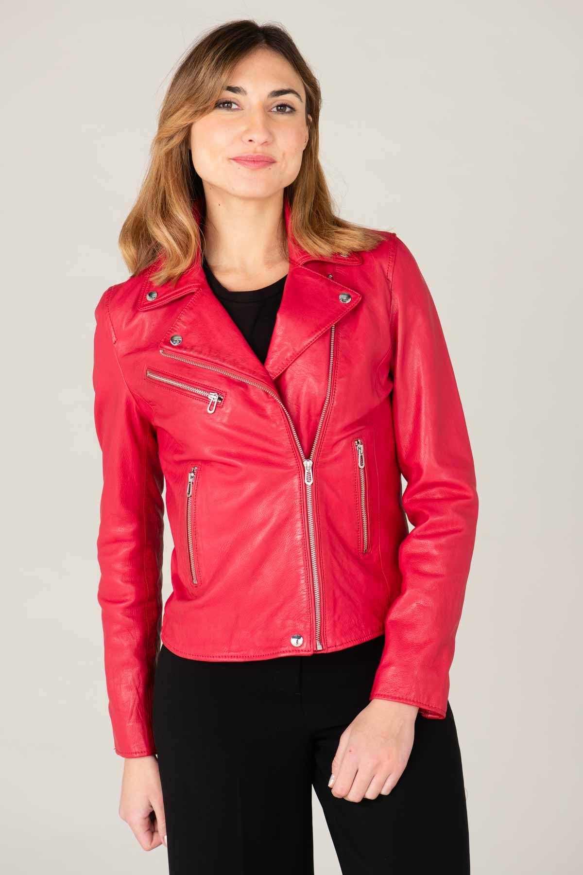 Damen Jacke Rose Garden OLYMPE LAMB VITA FRAMBOISE — Ansicht 1