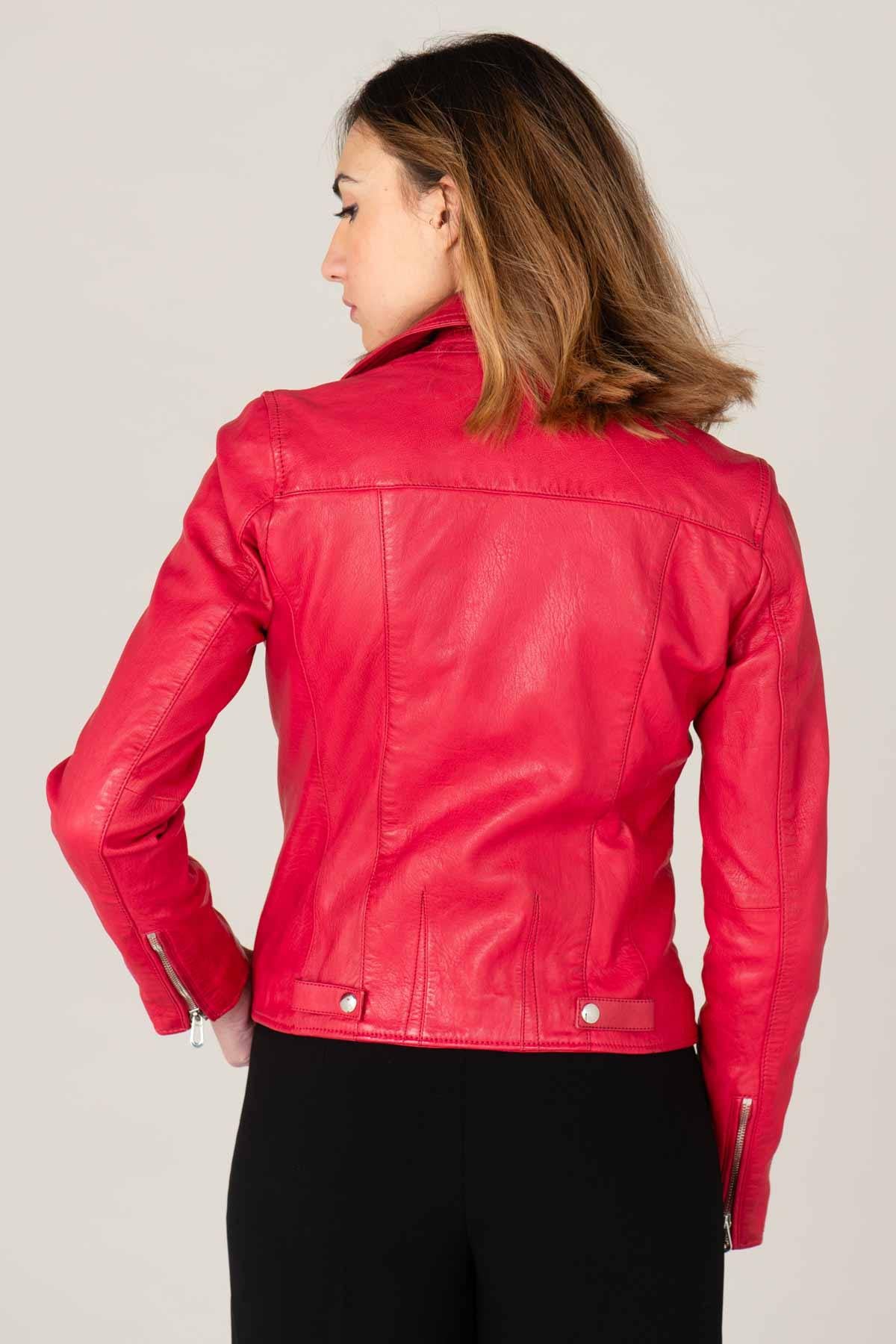 Damen Jacke Rose Garden OLYMPE LAMB VITA FRAMBOISE — Ansicht 3