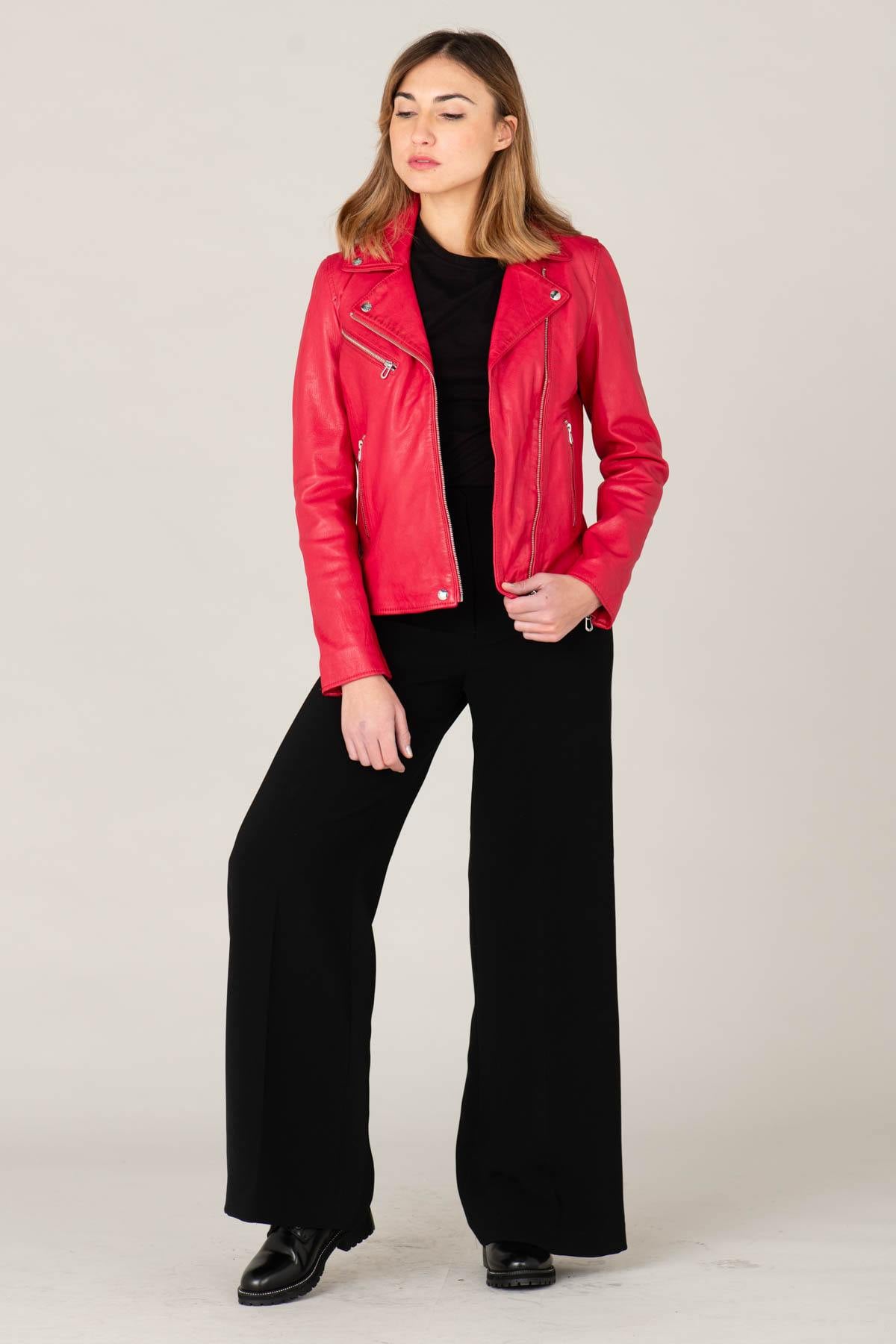 Damen Jacke Rose Garden OLYMPE LAMB VITA FRAMBOISE — Ansicht 2