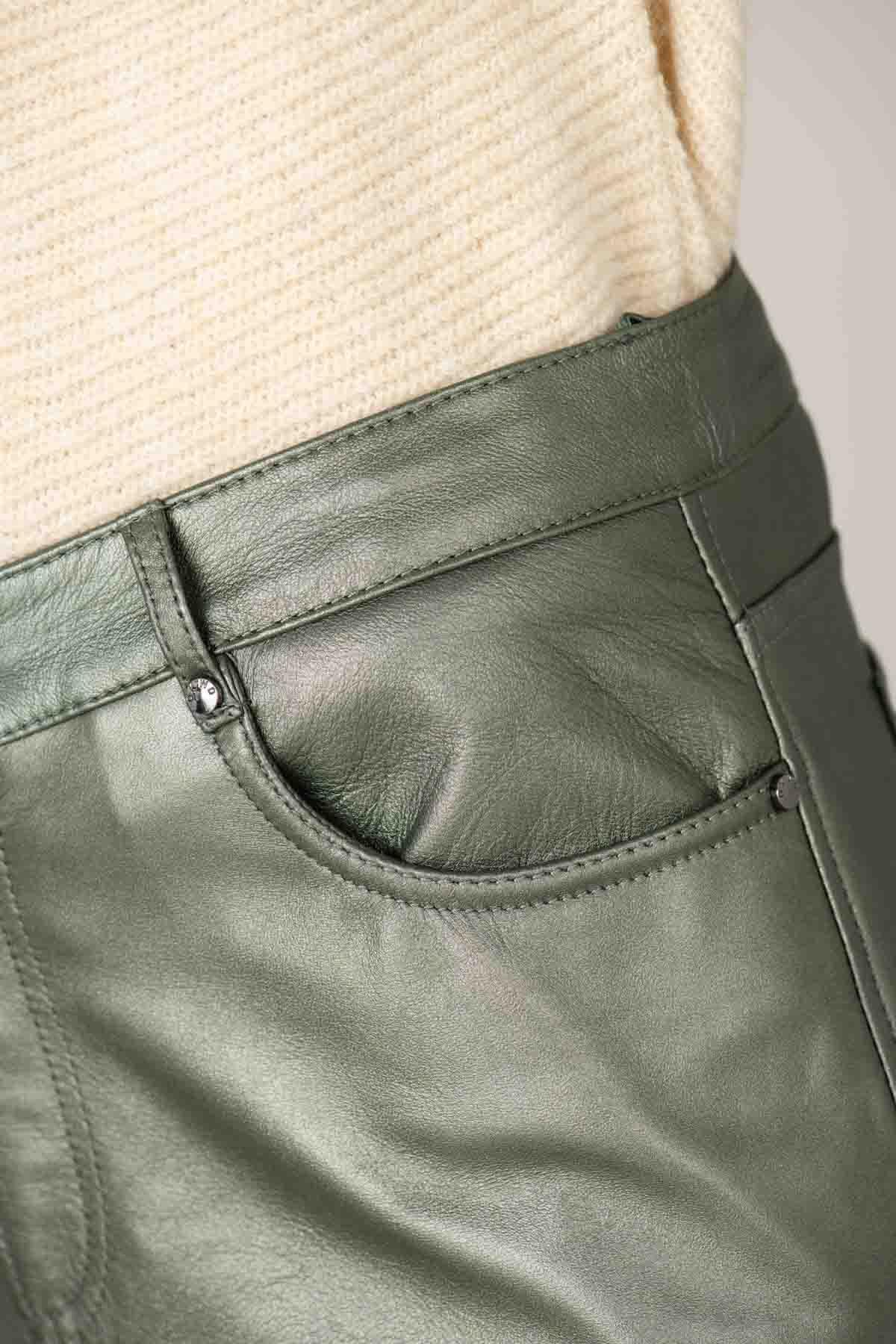 Pantaloni Donna Oakwood PRETTY METAL VERT FONCE 523 — vista 4