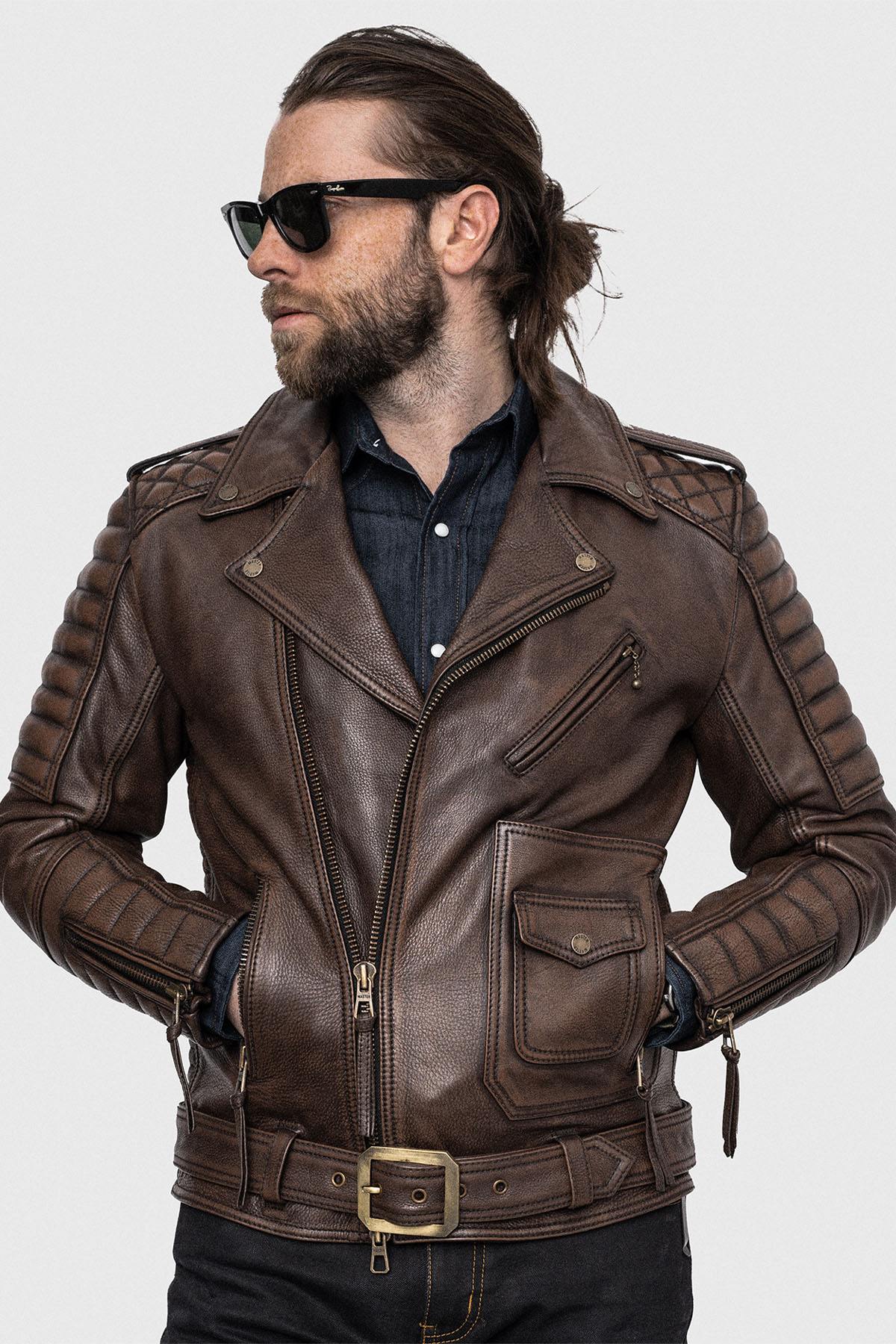 Giacche Uomo Master BELVEDERE RUST — vista 4
