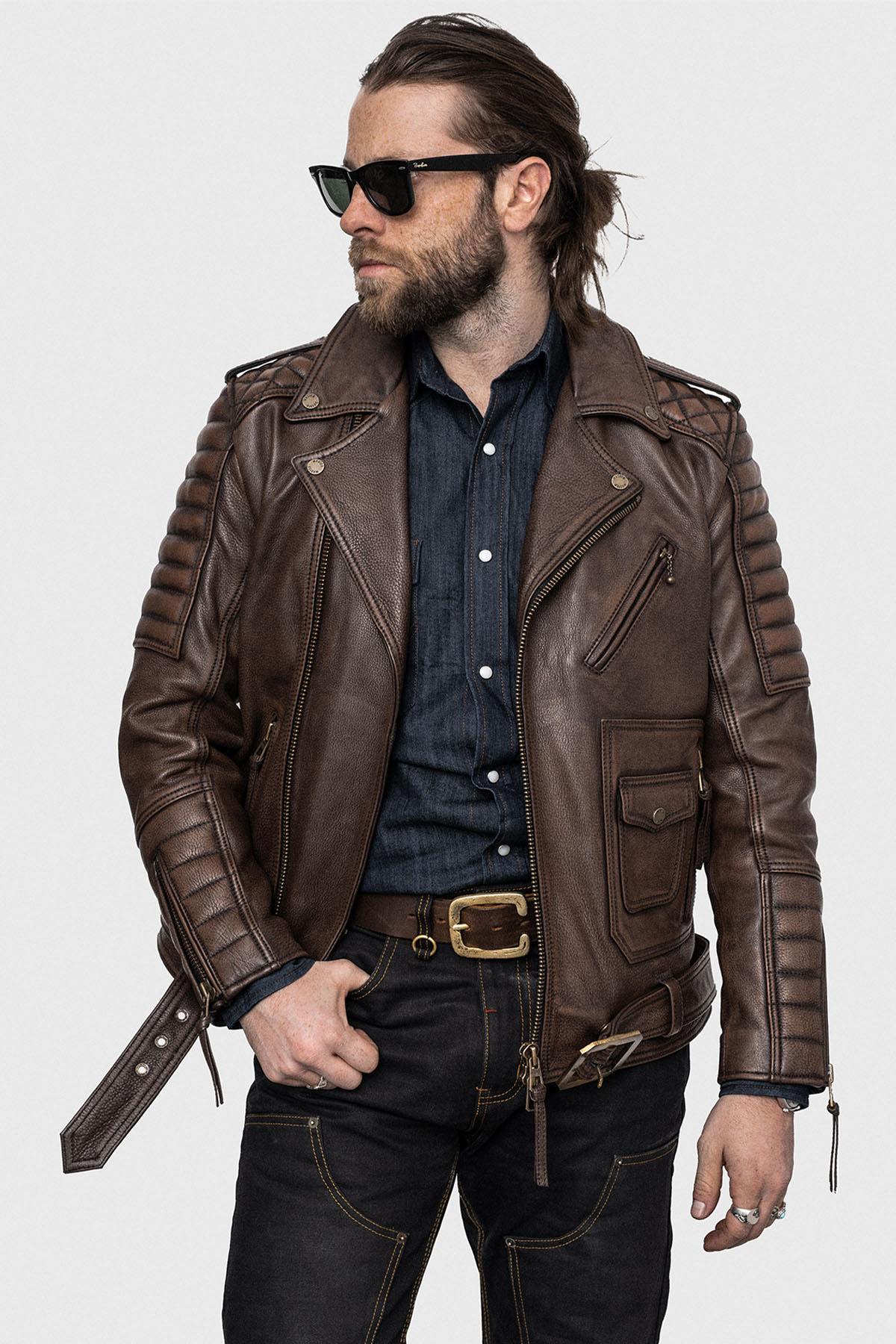 Giacche Uomo Master BELVEDERE RUST — vista 2