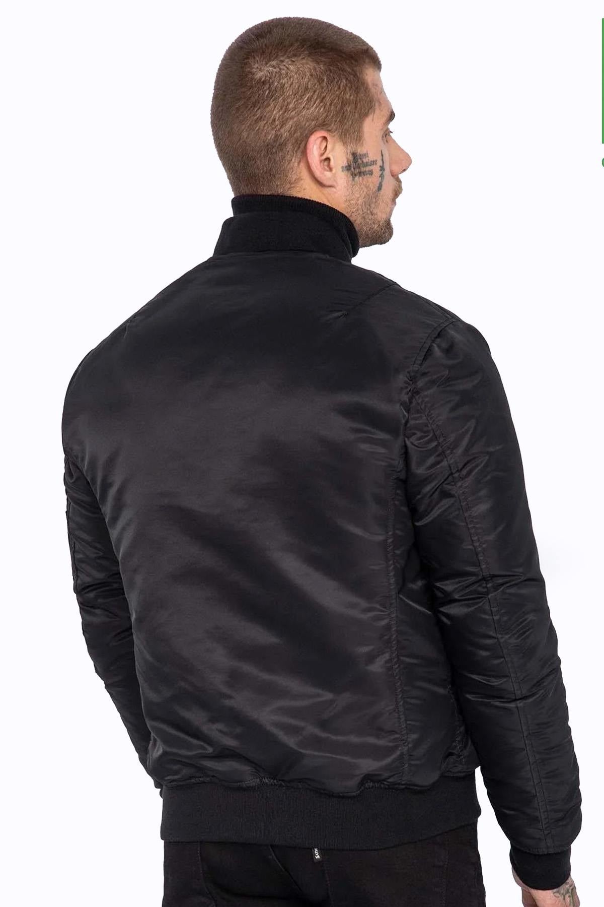 Herren Jacke Schott AIRFORCERS BLACK — Ansicht 5