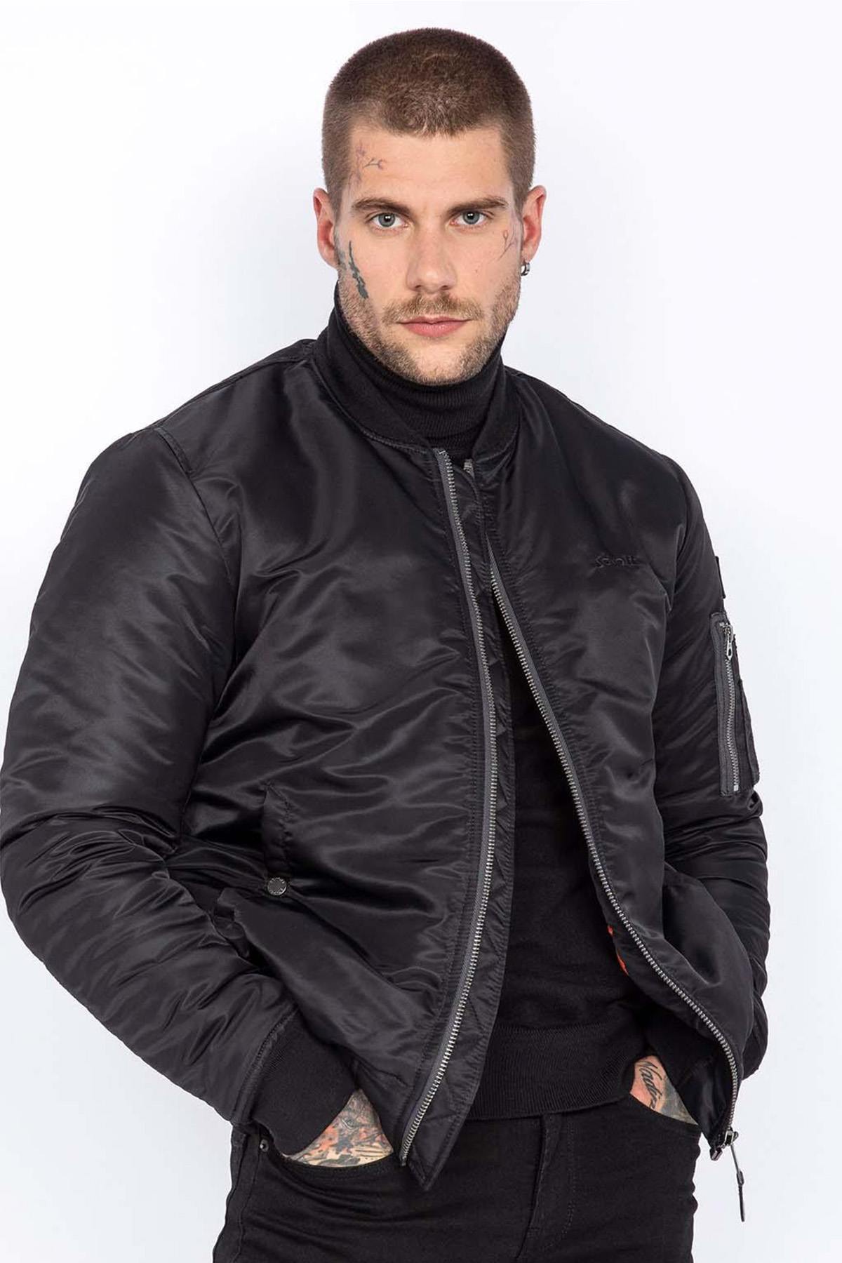 Herren Jacke Schott AIRFORCERS BLACK — Ansicht 1