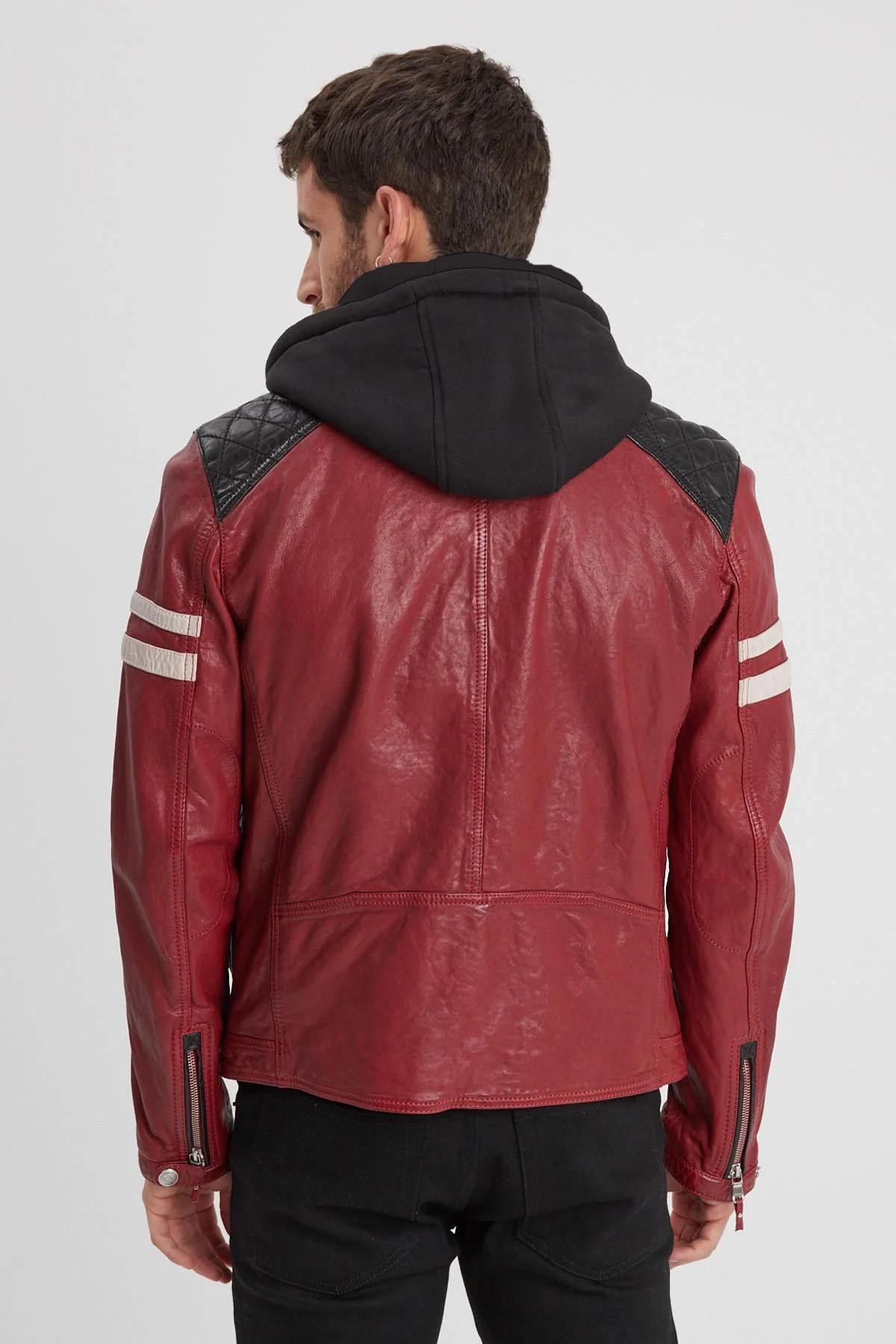 Chaqueta Hombre Daytona GLADSTONE+HOOD LAMB VITA RED — vista 5