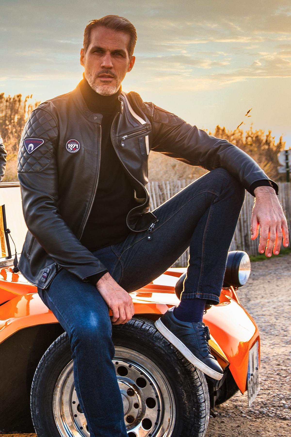 Herren Jacke Steve Mcqueen LENNY3 BLACK — Ansicht 1
