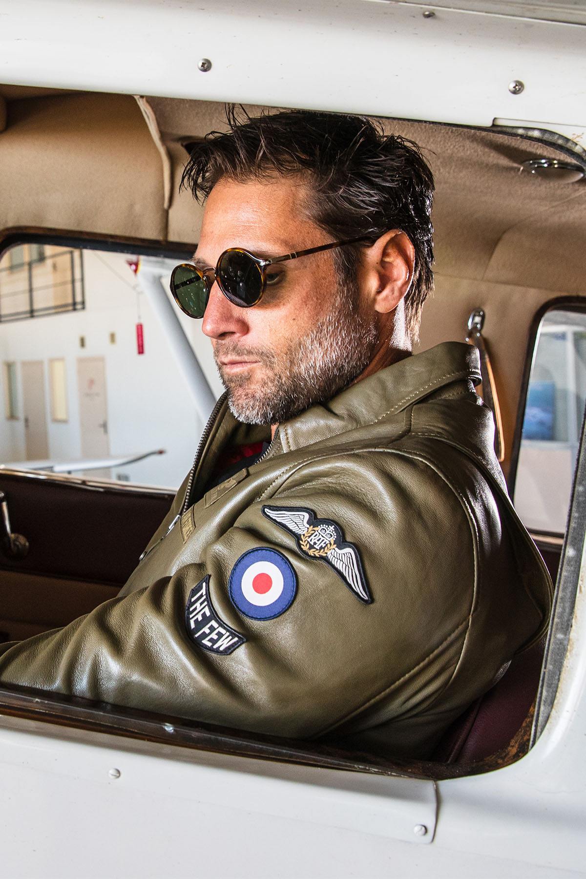 Chaqueta Hombre Royal Air Force TRENCHARD DARK KAKI — vista 2
