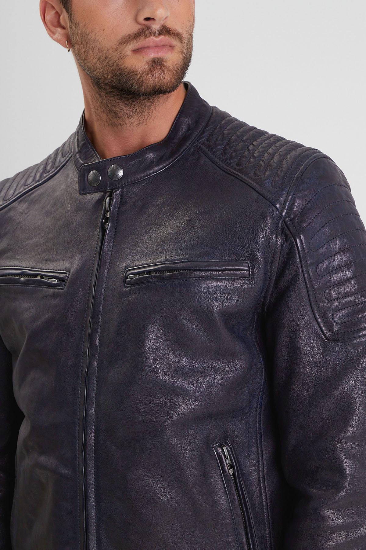 Chaqueta Hombre Daytona STIRLING LAMB PAOLO NAVY BLUE — vista 3