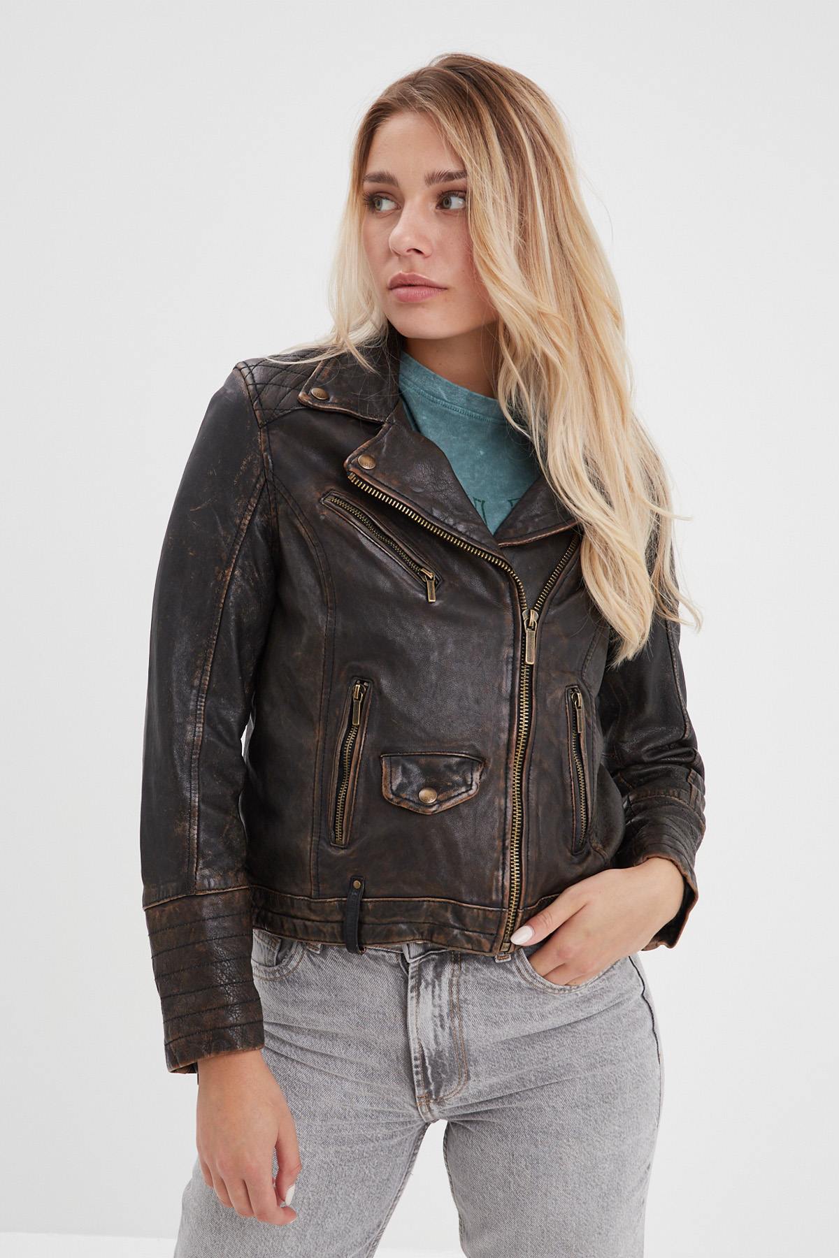 Damen Jacke Rose Garden CARMEN SHEEP VEG KANWAL BLACK BEIGE — Ansicht 6
