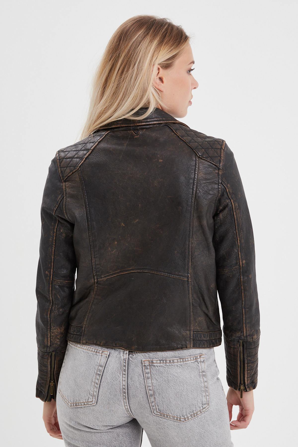 Damen Jacke Rose Garden CARMEN SHEEP VEG KANWAL BLACK BEIGE — Ansicht 7