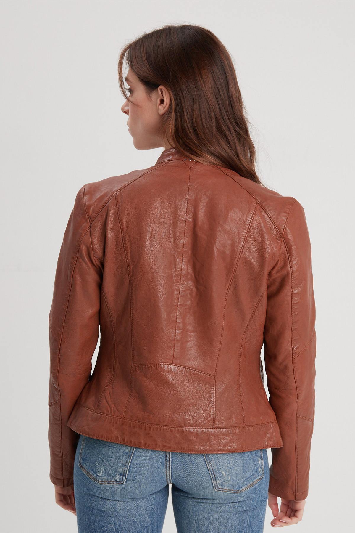 Damen Jacke Rose Garden JOLYA LAMB VITA COGNAC — Ansicht 4