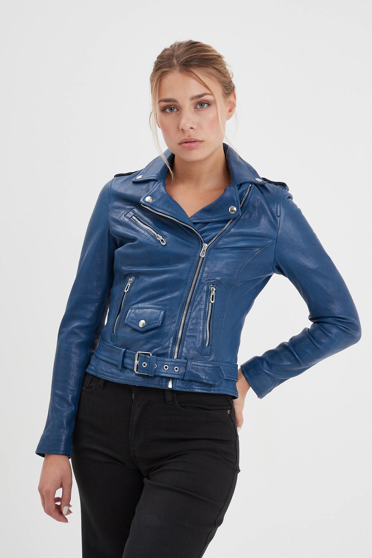 Chaqueta Mujeres Rose Garden PAULA LAMB VITA BLUE WATER — vista 4