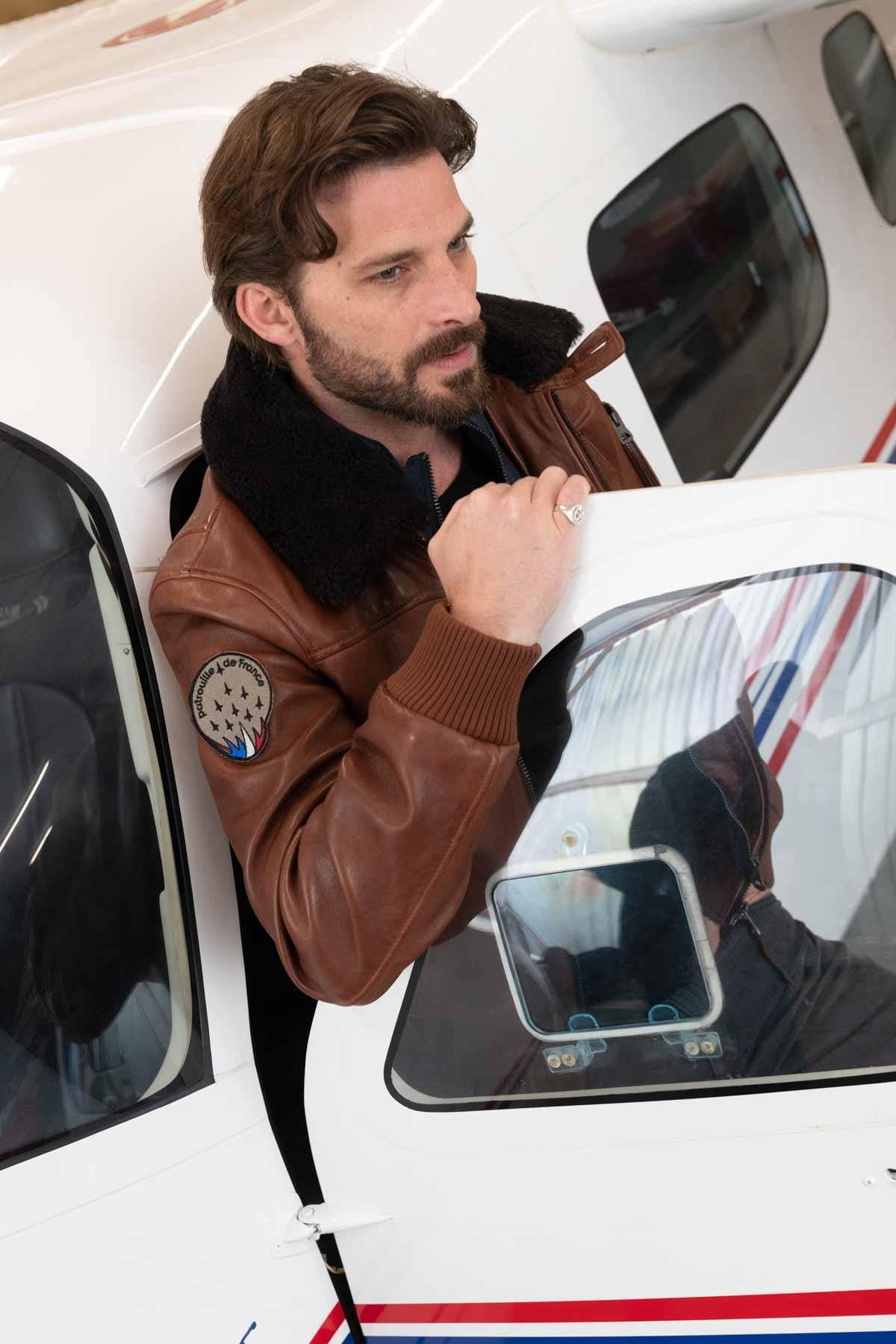 Giacche Uomo Patrouille De France RAFAL YCON COGNAC — vista 8