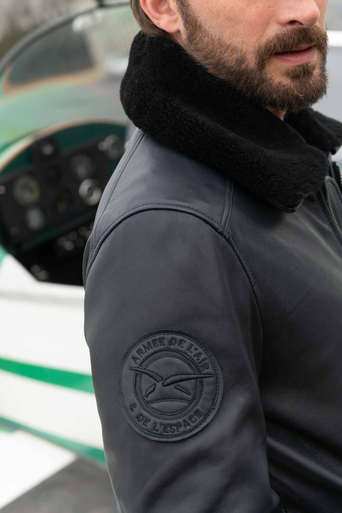 Giacche Uomo Armée De L'air Et De L'espace JET ATLAS NAVY — vista 2