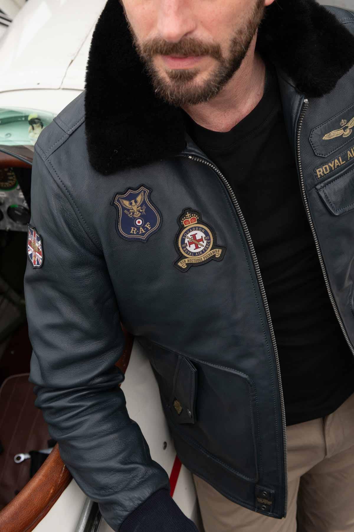 Chaqueta Hombre Royal Air Force GIBSON RAF NAVY — vista 3