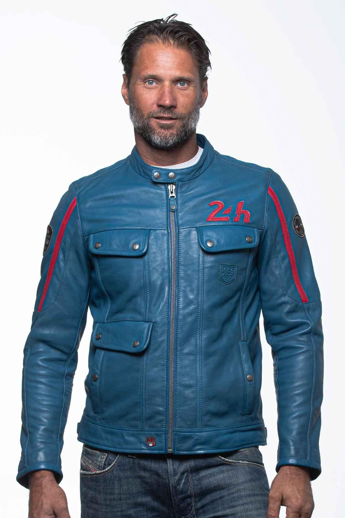 Herren Jacke 24h Le Mans LAGACHE4 OCEAN BLUE — Ansicht 2