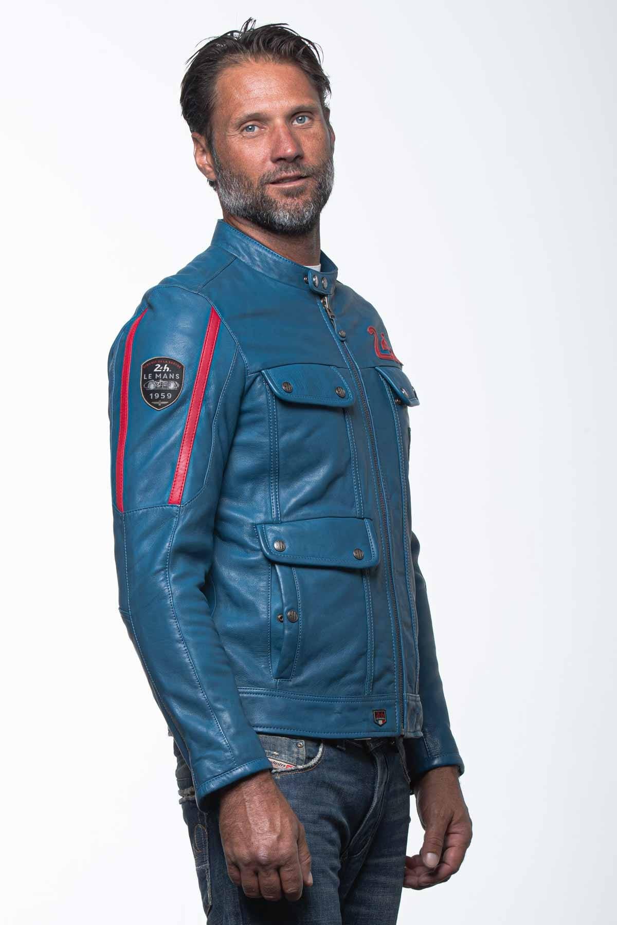 Herren Jacke 24h Le Mans LAGACHE4 OCEAN BLUE — Ansicht 5