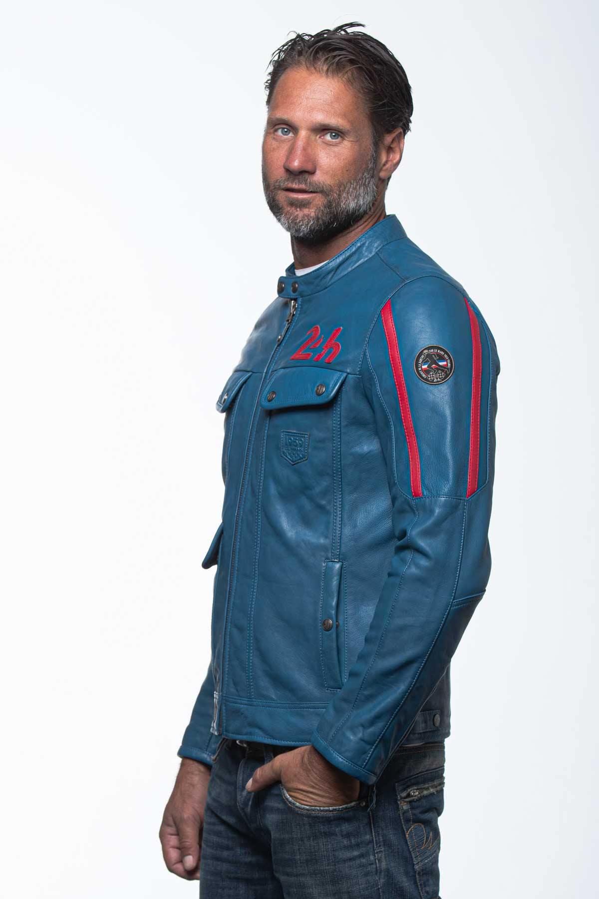 Herren Jacke 24h Le Mans LAGACHE4 OCEAN BLUE — Ansicht 4