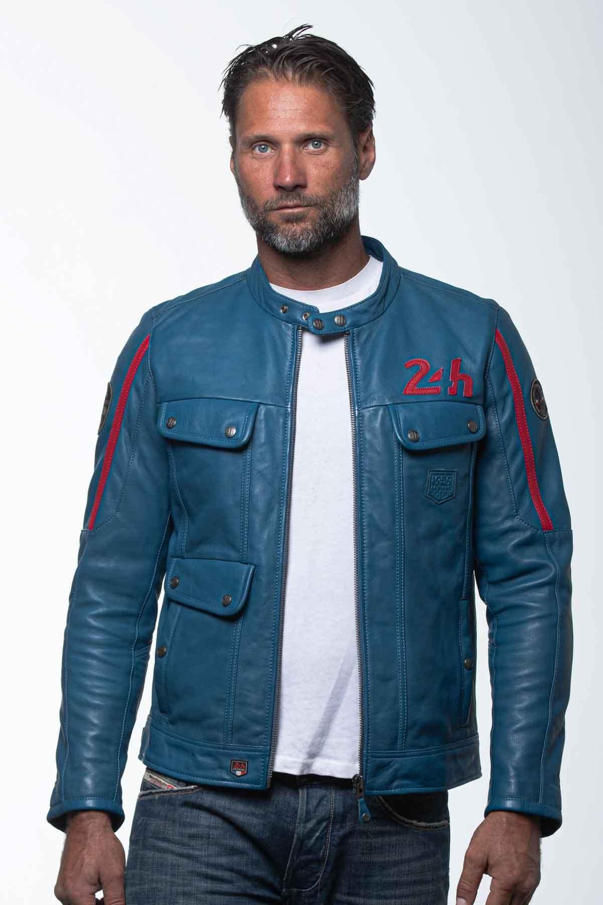 Herren Jacke 24h Le Mans LAGACHE4 OCEAN BLUE — Ansicht 1