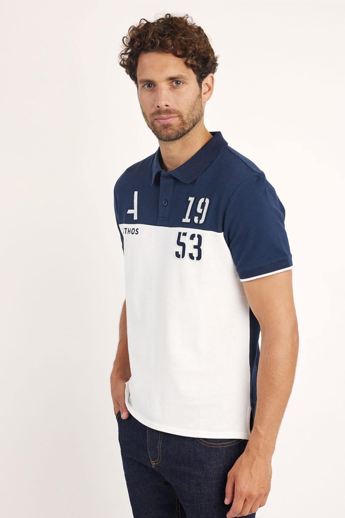 Polo Homme Patrouille De France TURBO LINE NAVY WHITE — vue 4