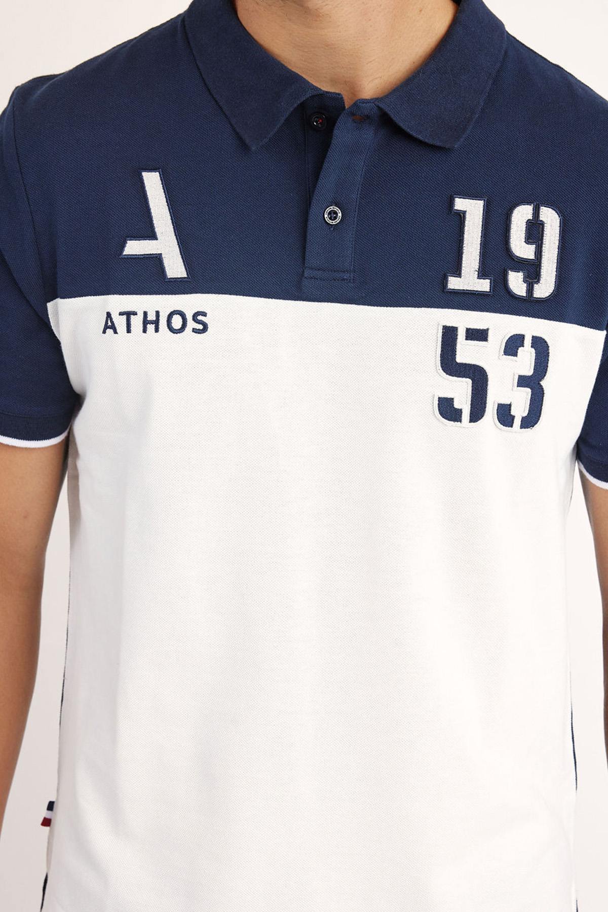 Polo Homme Patrouille De France TURBO LINE NAVY WHITE — vue 2