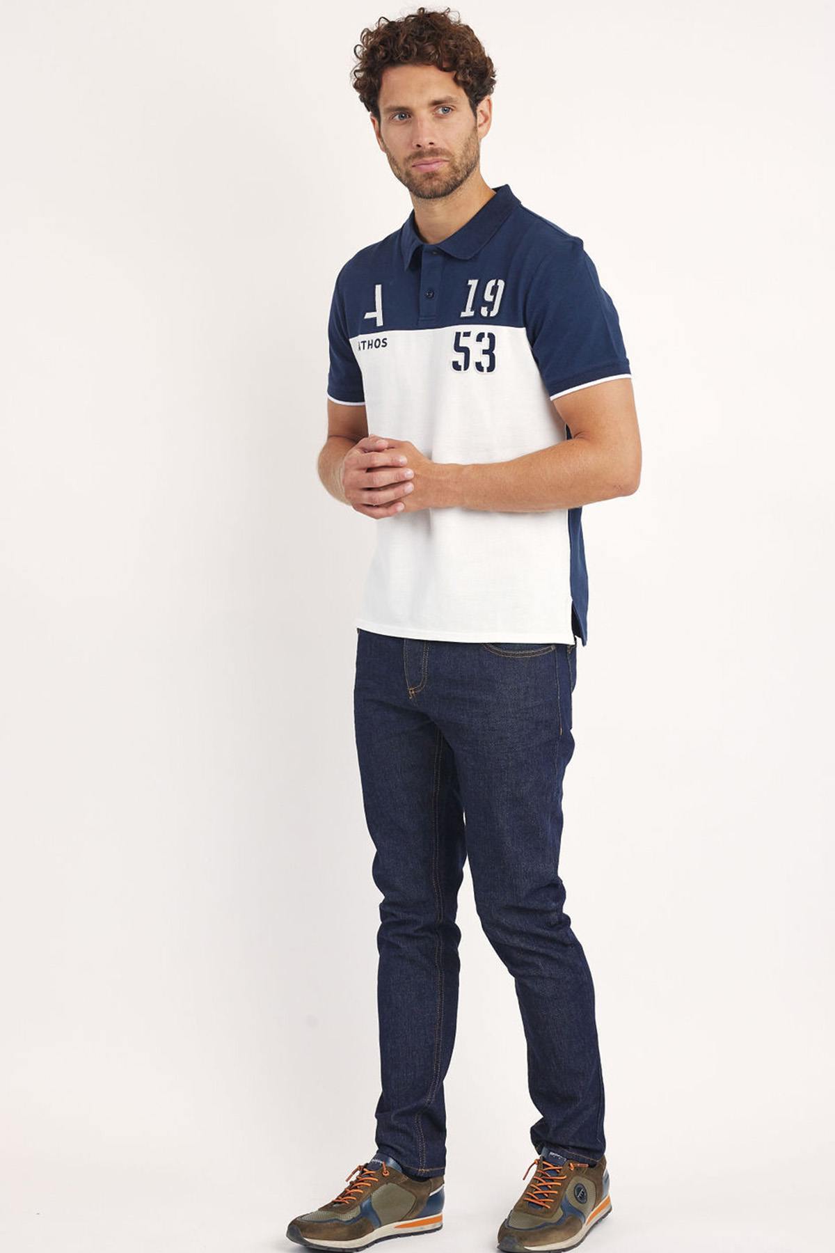 Polo Homme Patrouille De France TURBO LINE NAVY WHITE — vue 3