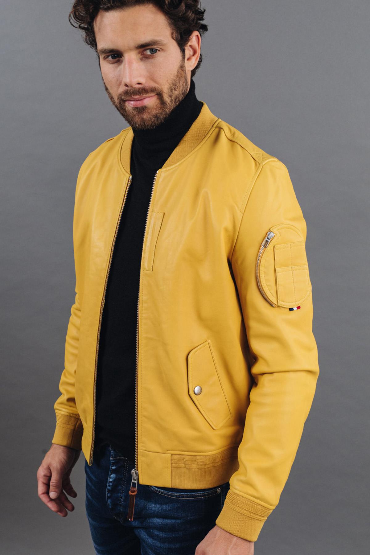 Giacche Uomo Patrouille De France APOLLO NAPOLI YELLOW — vista 7