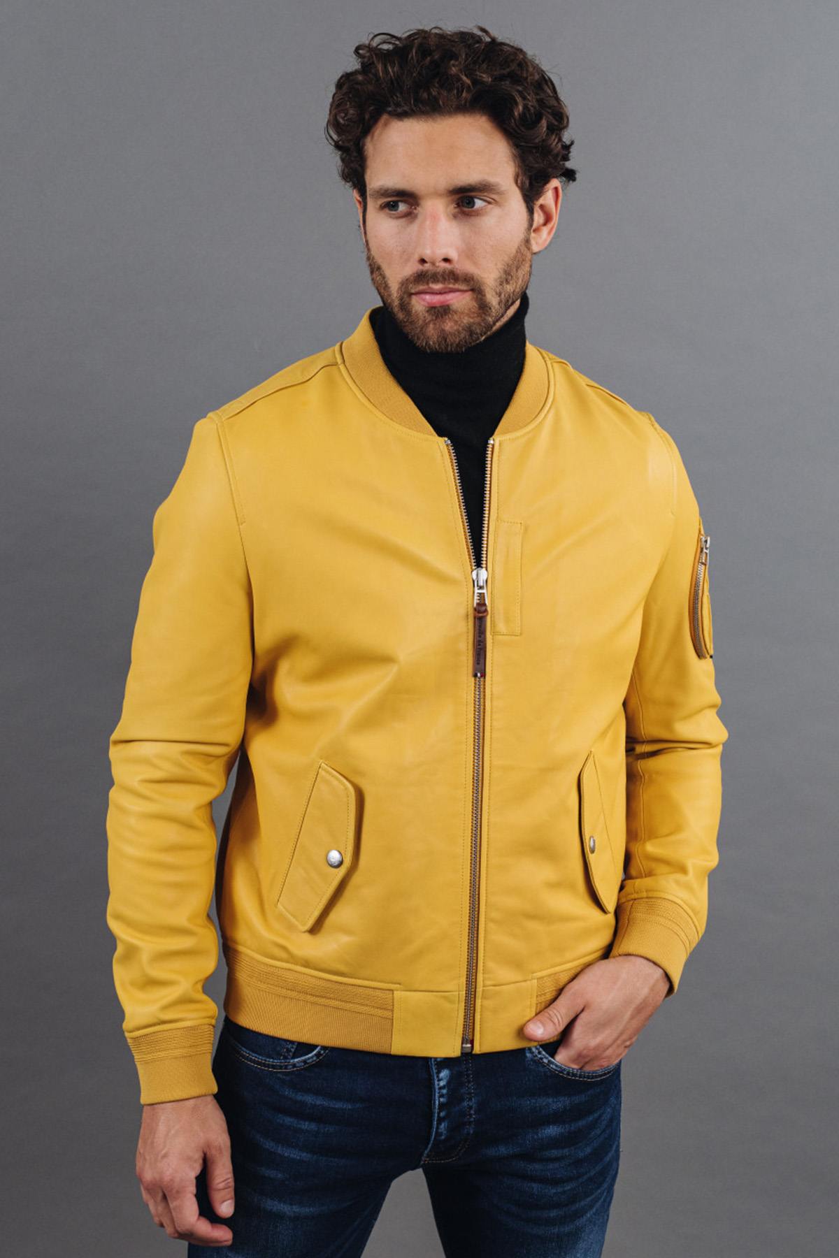 Giacche Uomo Patrouille De France APOLLO NAPOLI YELLOW — vista 3