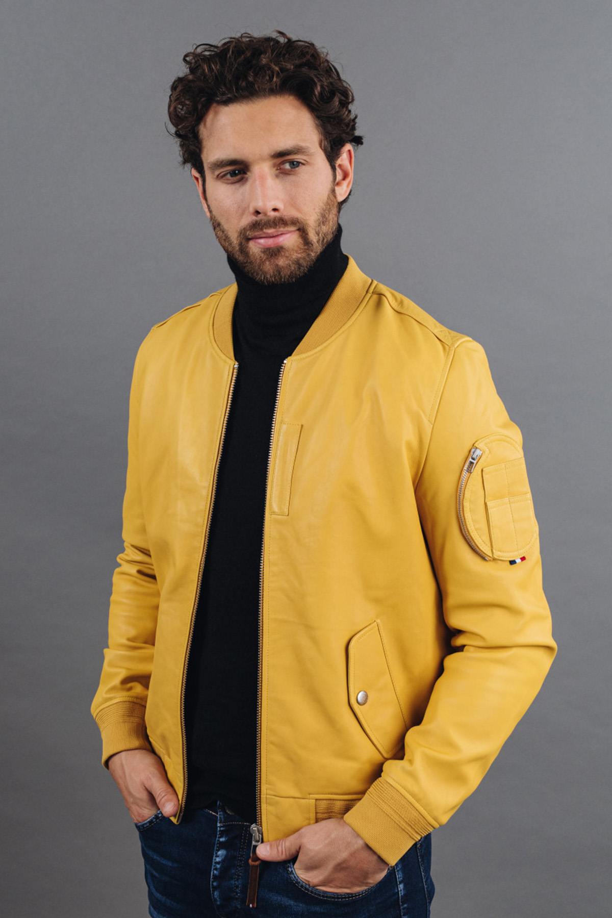 Giacche Uomo Patrouille De France APOLLO NAPOLI YELLOW — vista 5