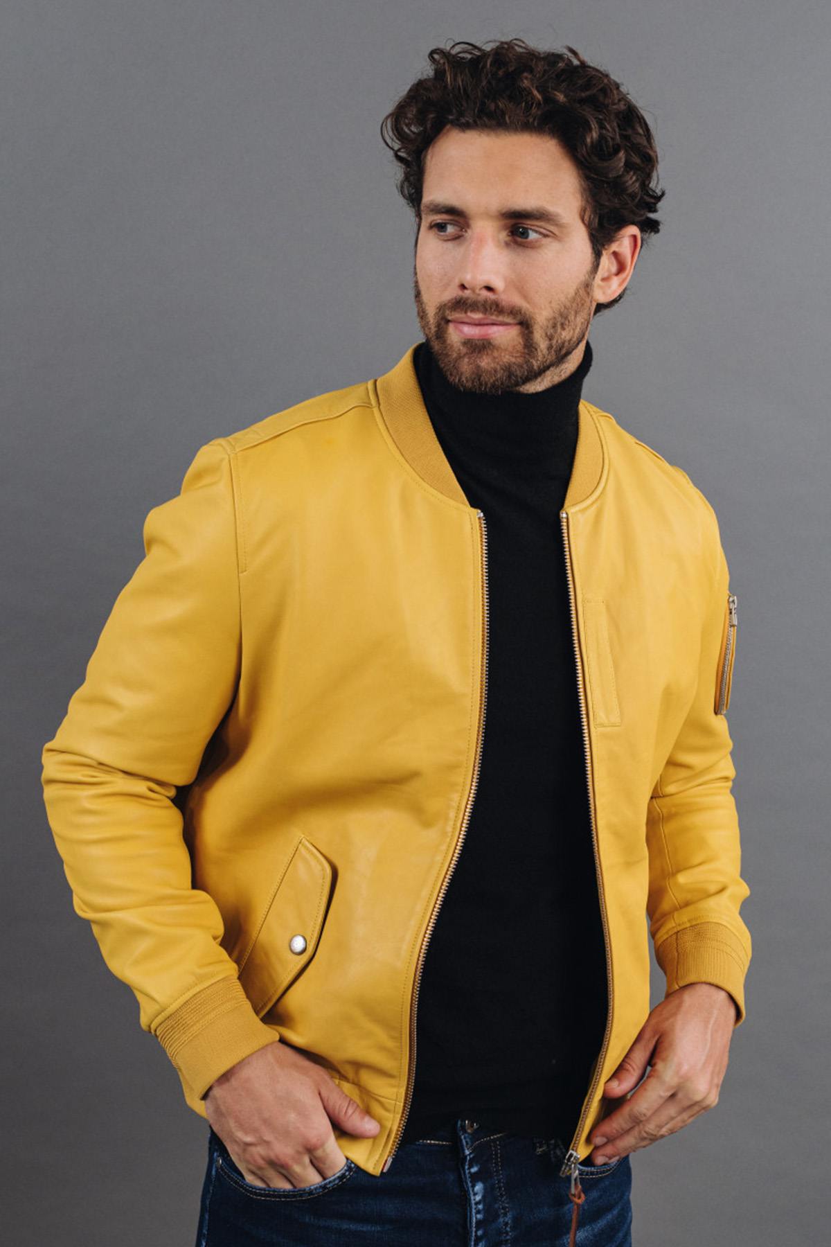 Giacche Uomo Patrouille De France APOLLO NAPOLI YELLOW — vista 1
