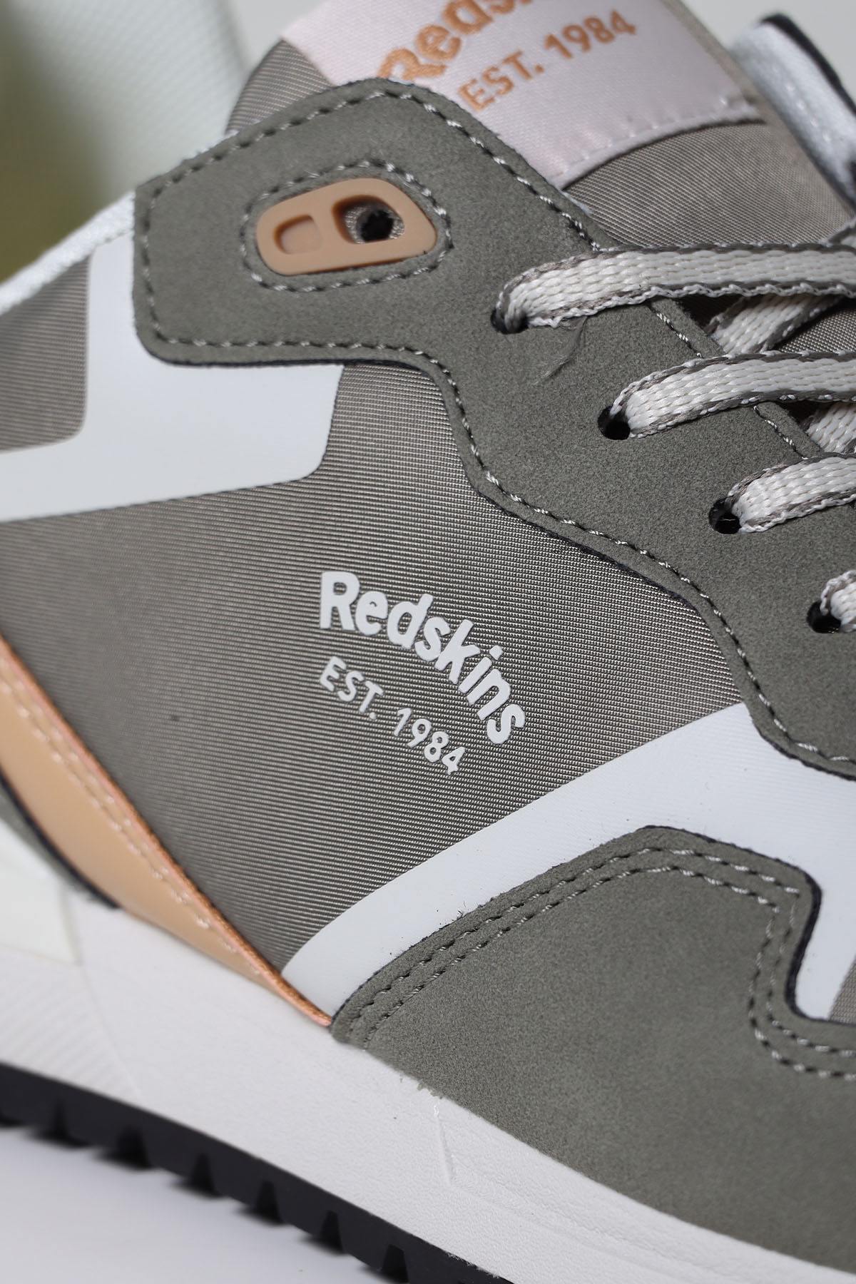 Zapatos De Piel Hombre Redskins OSTER KAKI BLANC BEIGE — vista 3