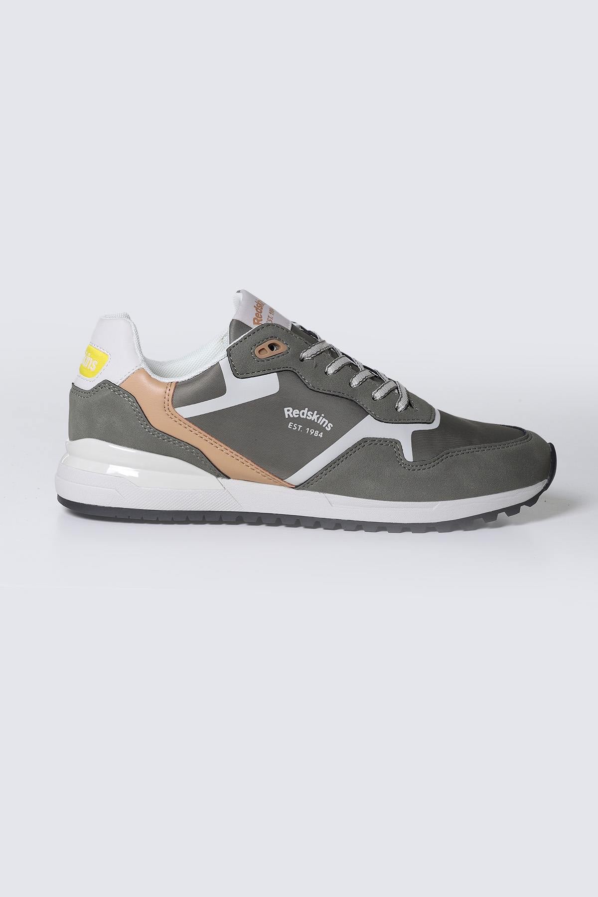 Zapatos De Piel Hombre Redskins OSTER KAKI BLANC BEIGE — vista 4