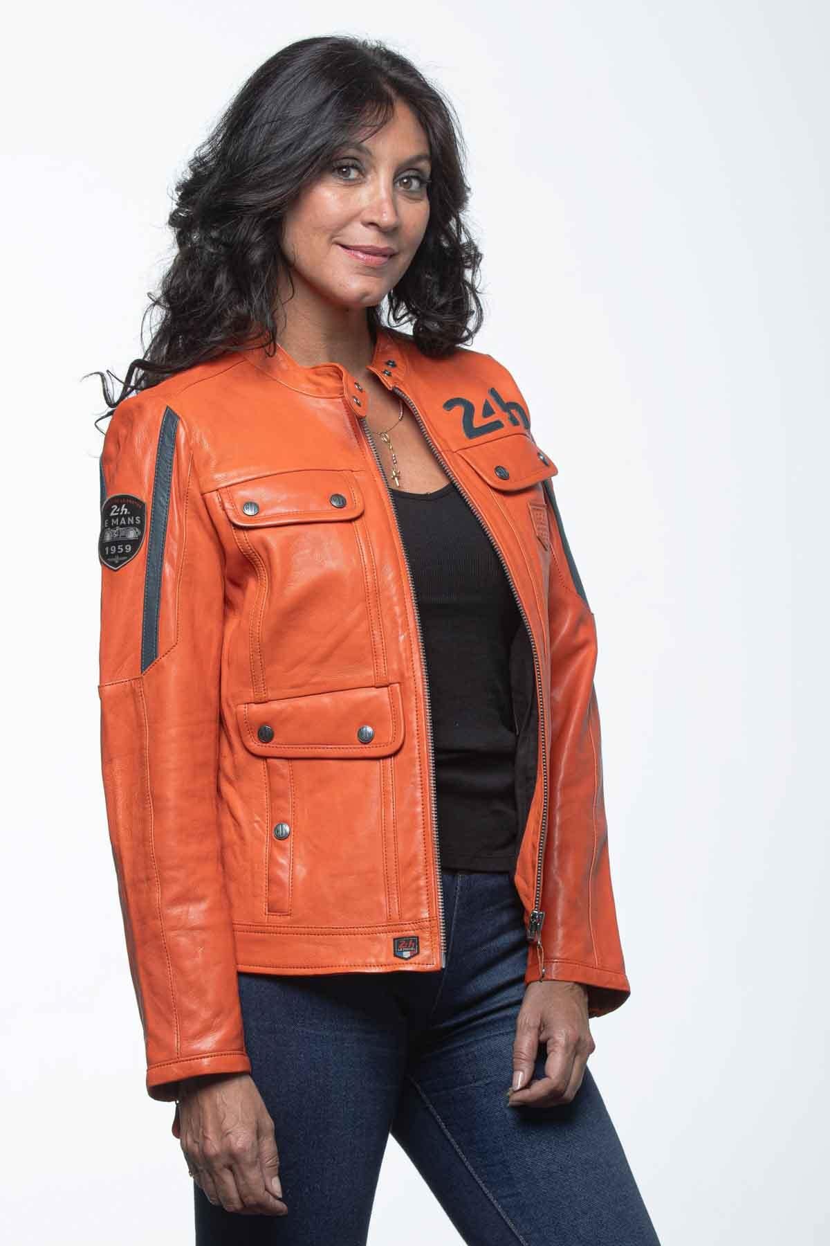 Chaqueta Mujeres 24h Le Mans HILL4 ORANGE — vista 4