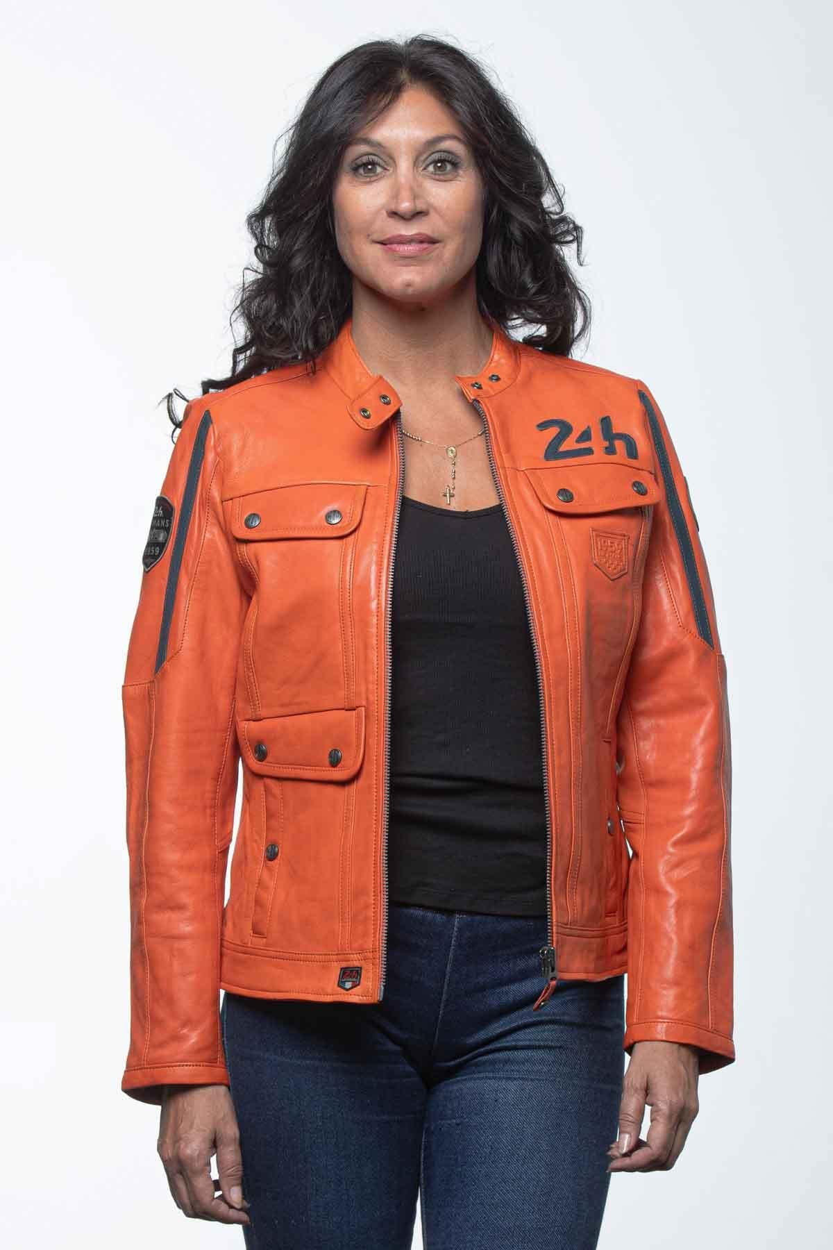Chaqueta Mujeres 24h Le Mans HILL4 ORANGE — vista 5
