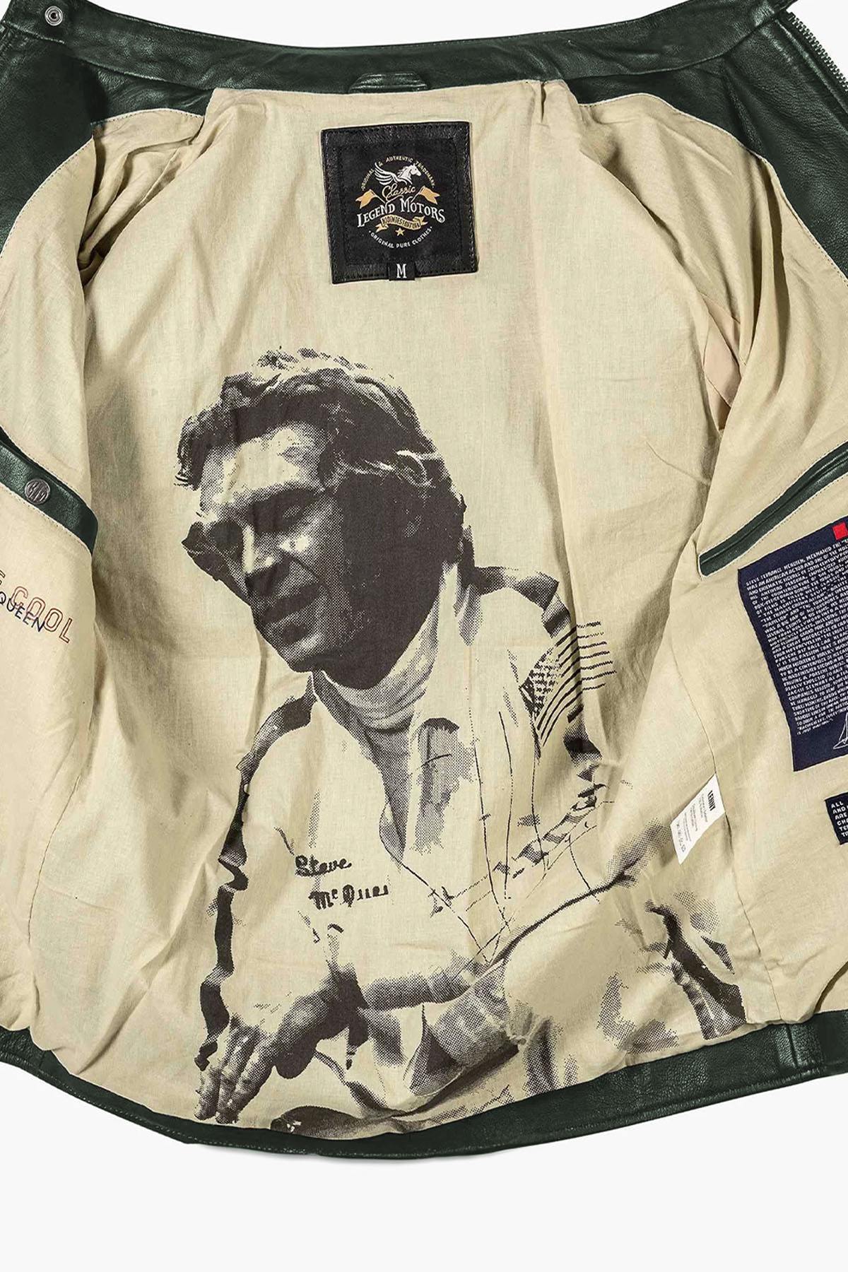 Giacche Uomo Steve Mcqueen GARY SHEEP CROWN KHAKI — vista 10