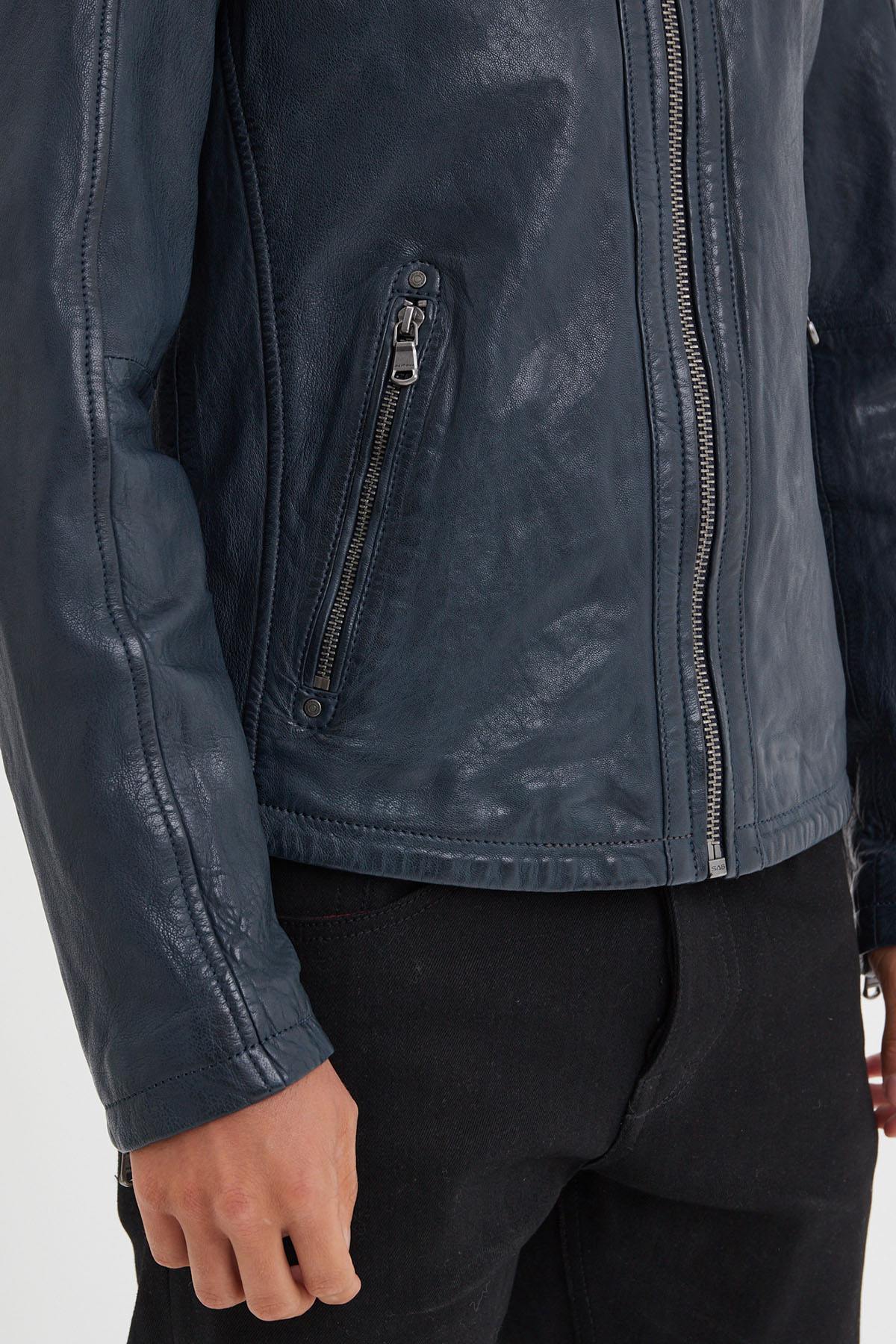 Giacche Uomo Daytona GAFINO LAMB VITA NAVY BLUE — vista 13